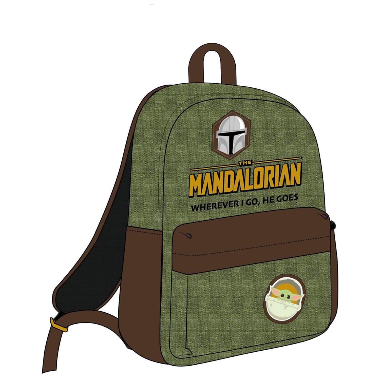The Mandalorian Wherever I Go, He Goes Backpack