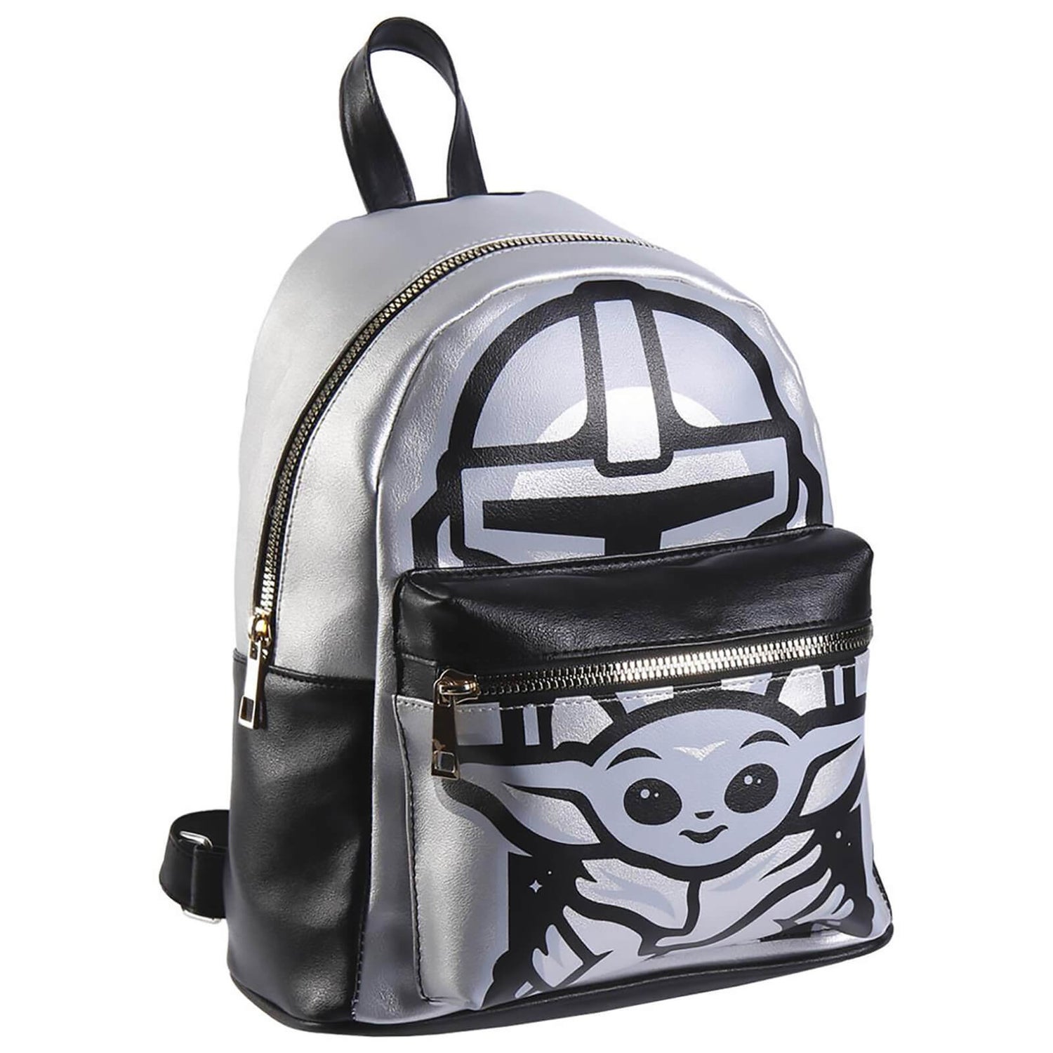 The Mandalorian Grey Faux-Leather Backpack