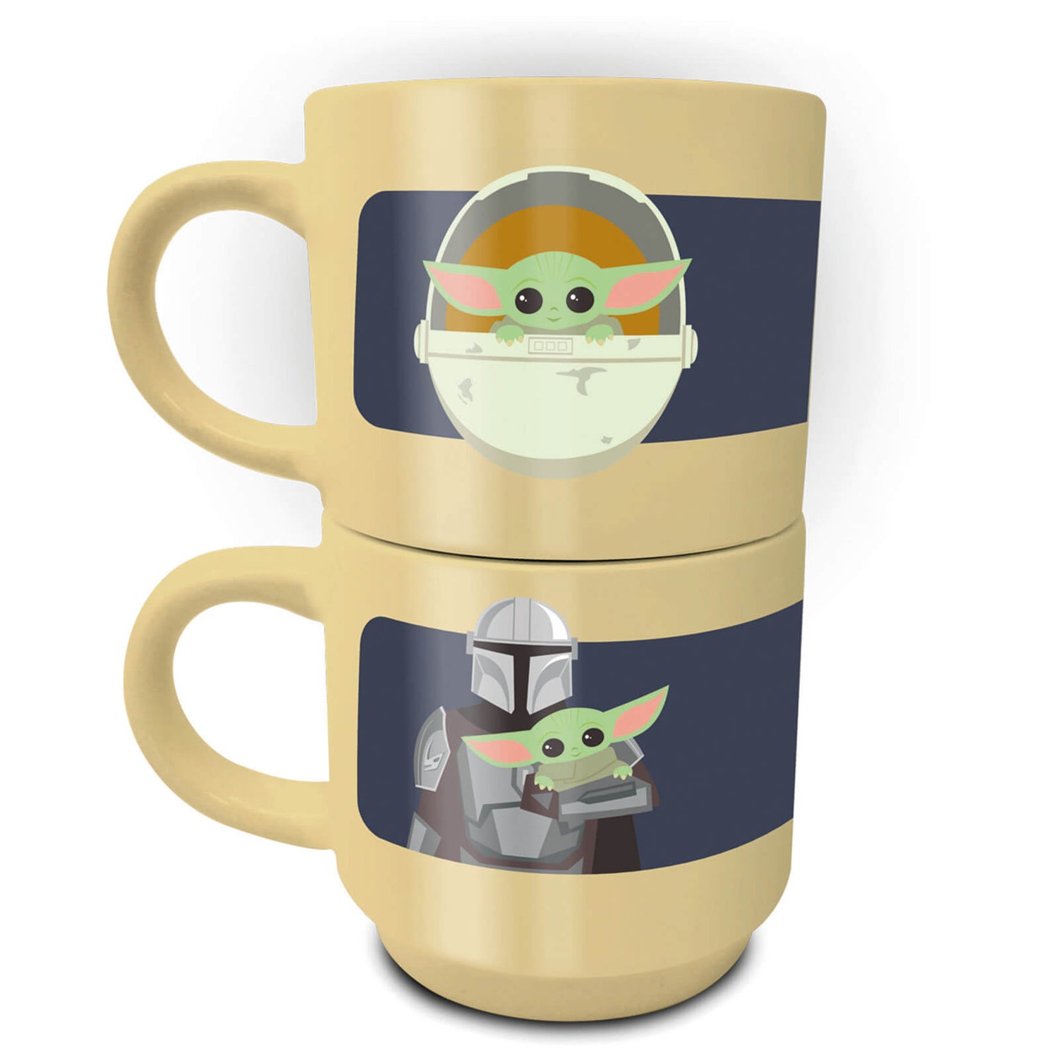 Star Wars: The Mandalorian (Stronger - Where I Go) Stack Mug Set