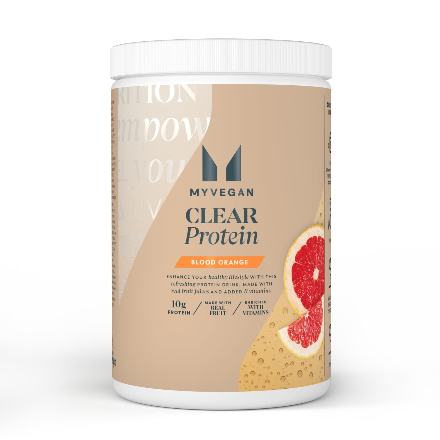 Clear Vegan Protein - 20raciones - Naranja Roja