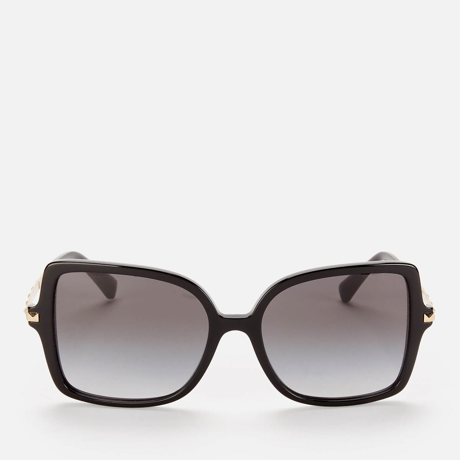 Valentino Women's Legacy Acetate Square Frame Sunglasses - Black
