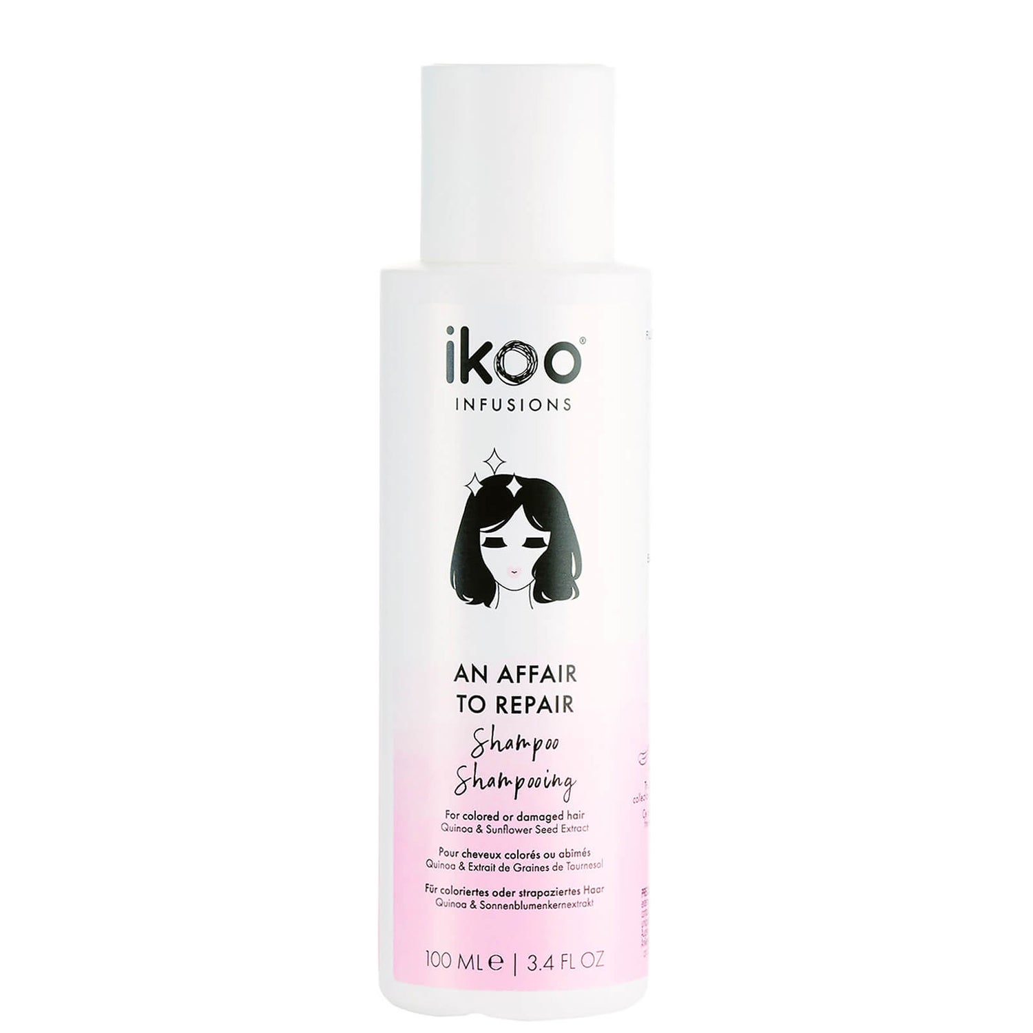 Восстанавливающий шампунь для волос ikoo Shampoo An Affair to Repair, 100 мл