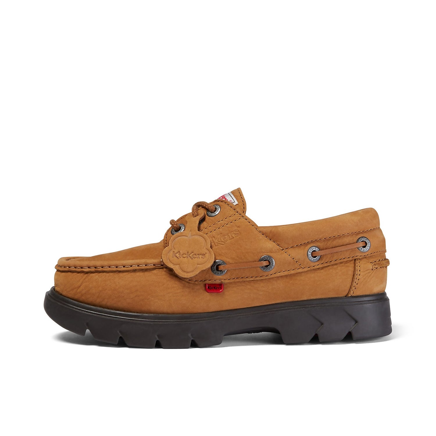 Lennon boatshoe NUBK Tan | Kickers