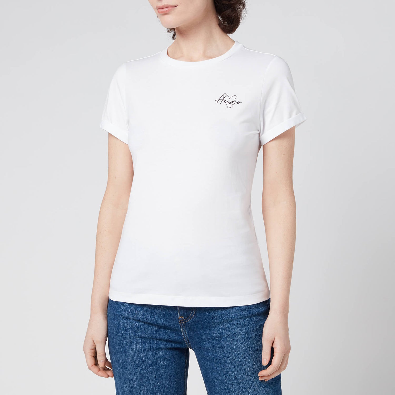 HUGO Women's The Slim T-Shirt 14 - White - M