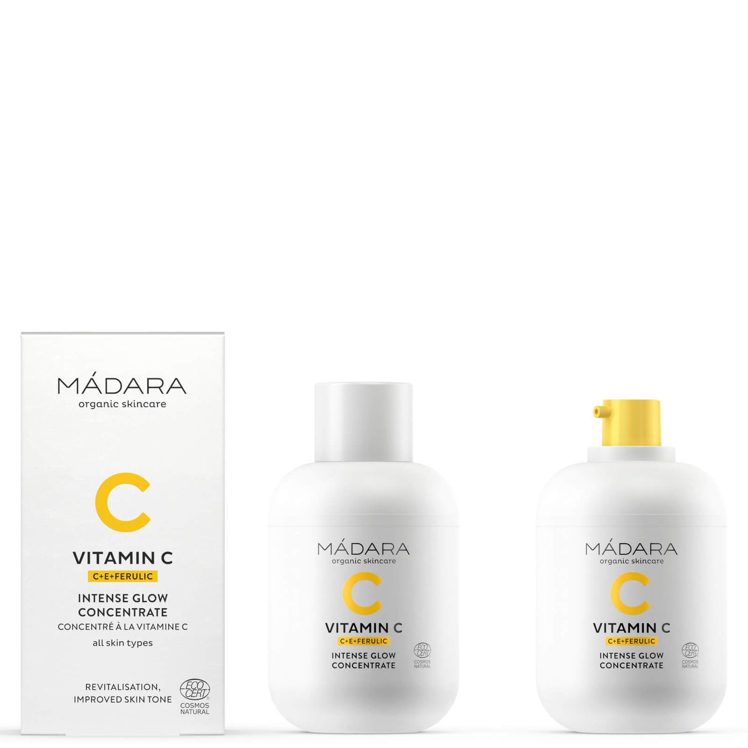 Концентрат для сияния лица с витамином С MÁDARA Vitamin C Intense Glow Concentrate, 30 мл