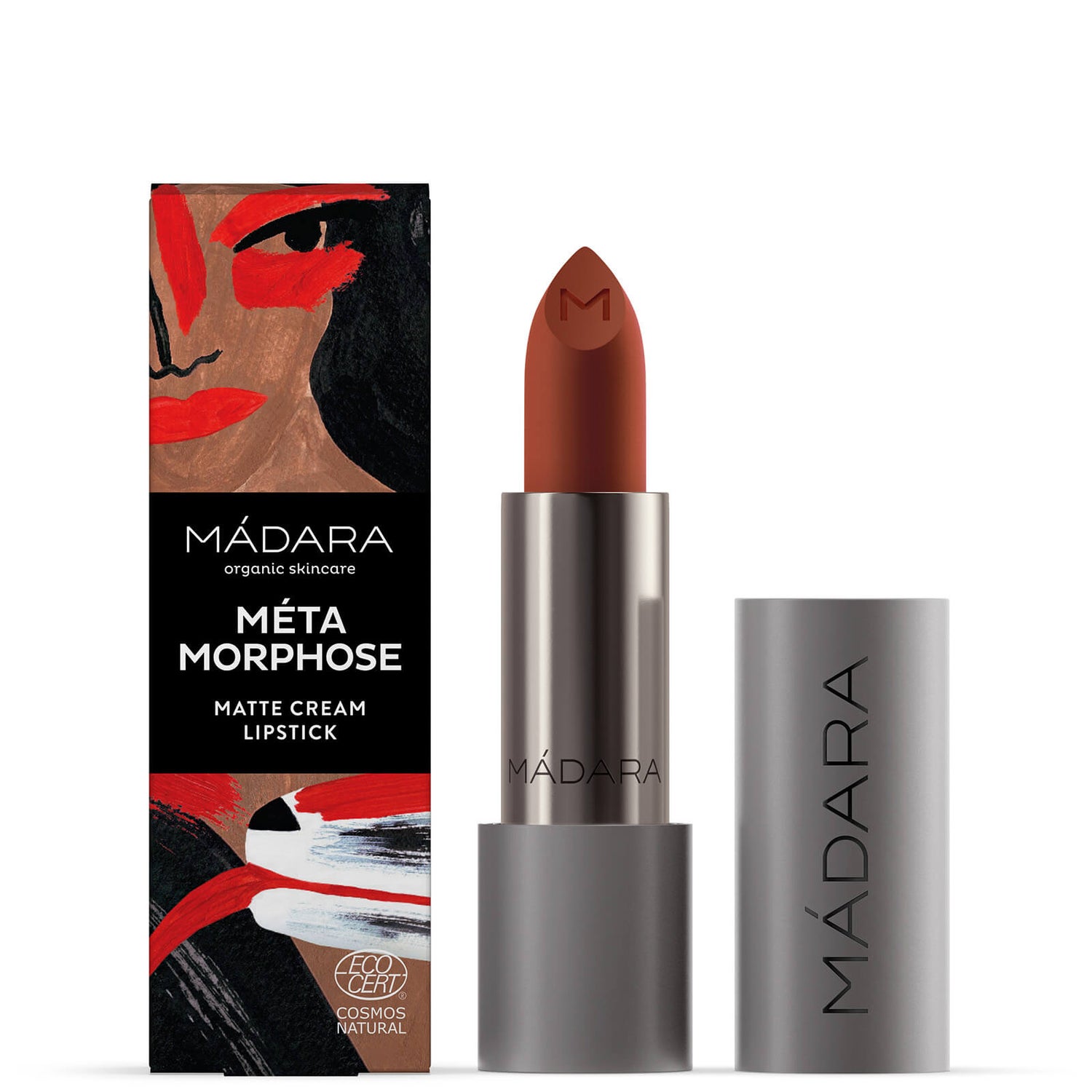 MÁDARA Métamorphose Matte Cream Lipstick - #33 Magma