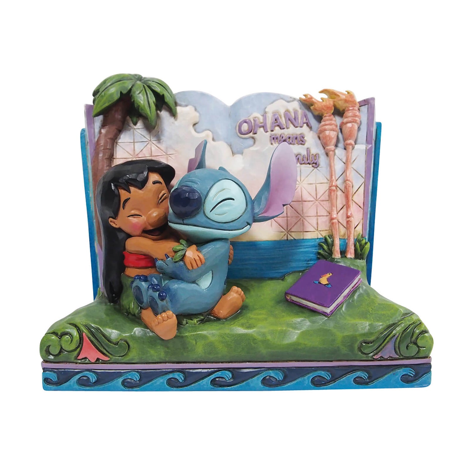 Disney Traditions Lilo & Stitch Story Book Figurine