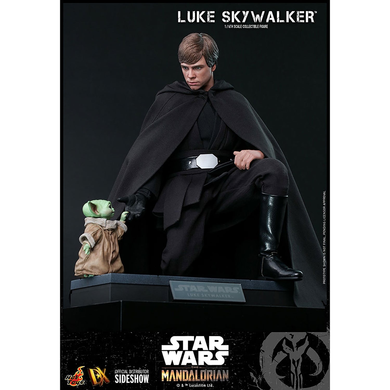 Hot Toys Star Wars The Mandalorian 1:6 Scale Luke Skywalker Statue (28cm)