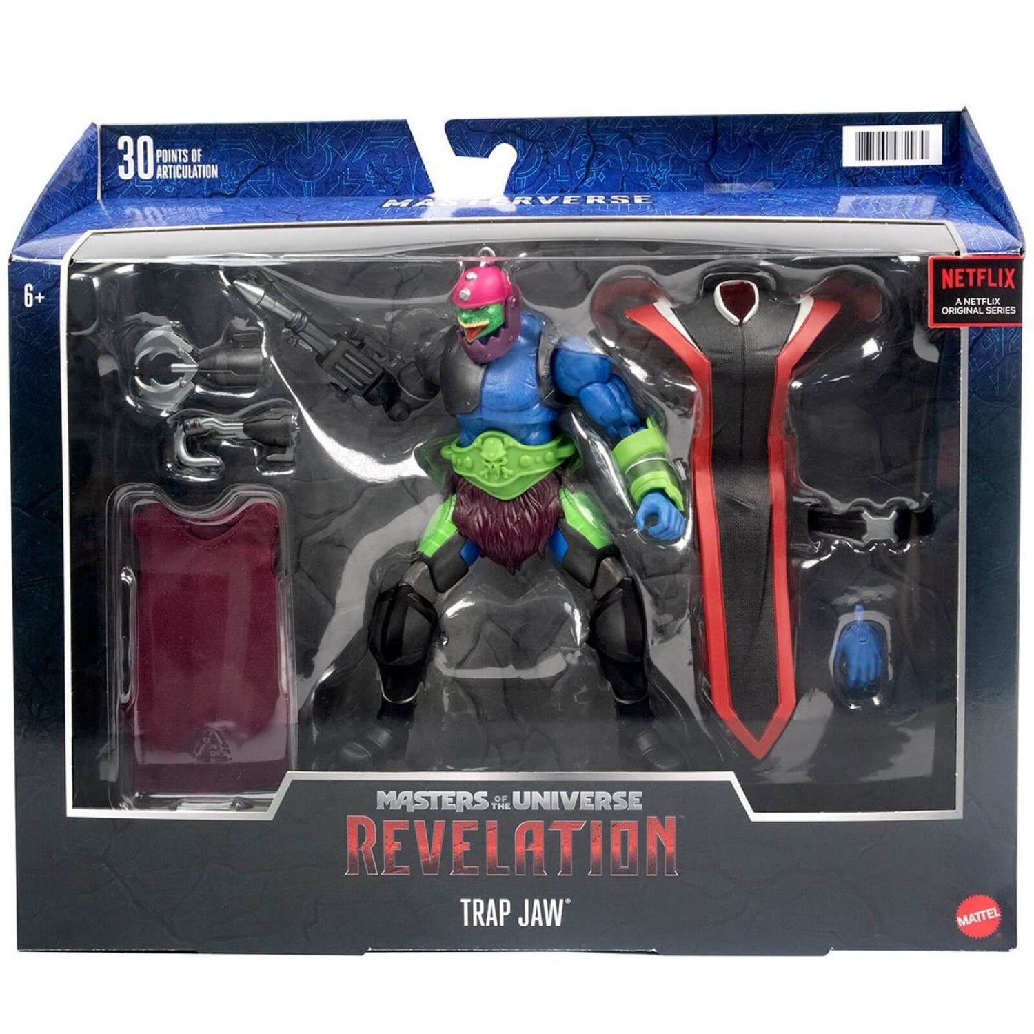 Mattel Masters of the Universe: Revelation Masterverse Deluxe Action Figure - Trap Jaw