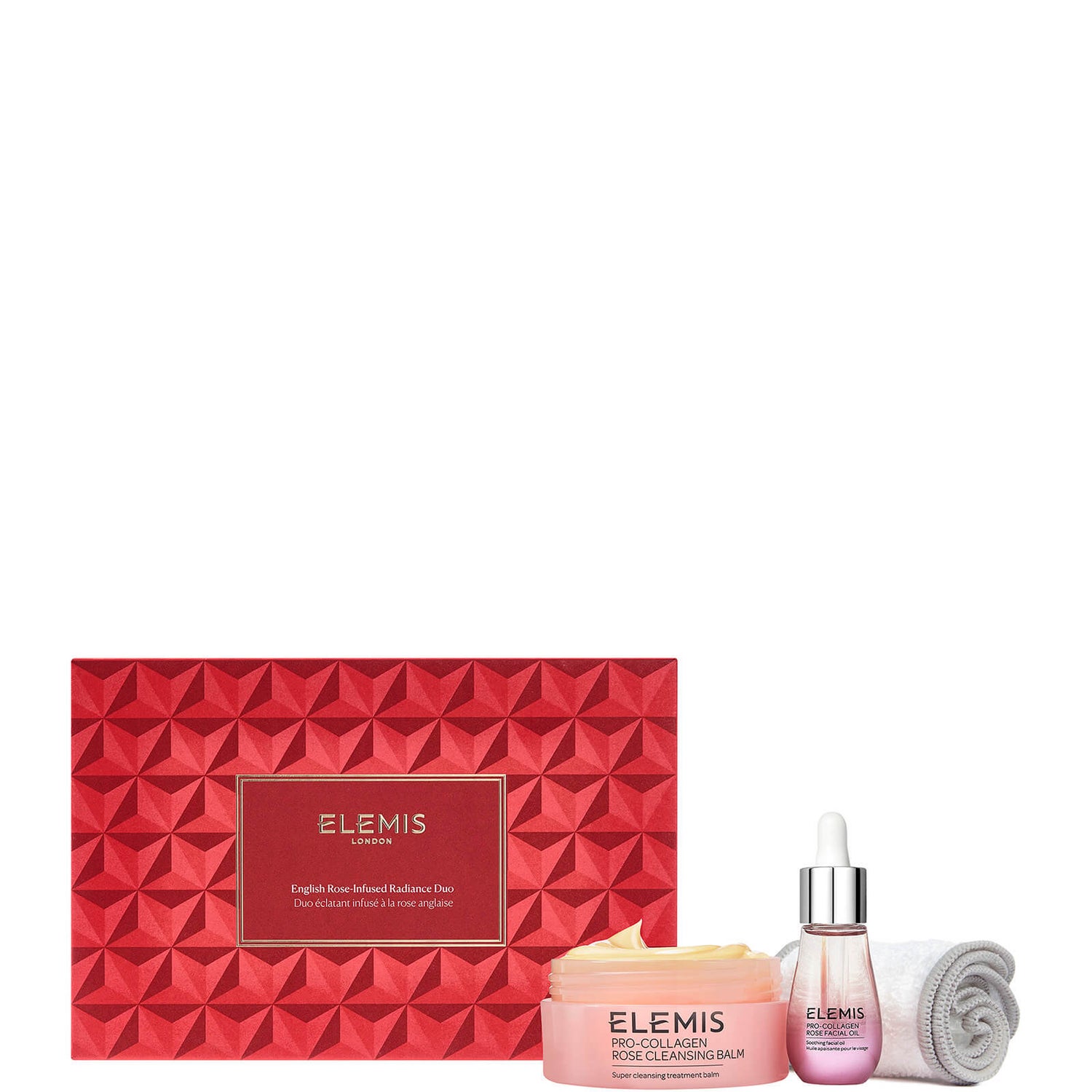 Kit Elemis: Dúo de luminosidad con rosa inglesa