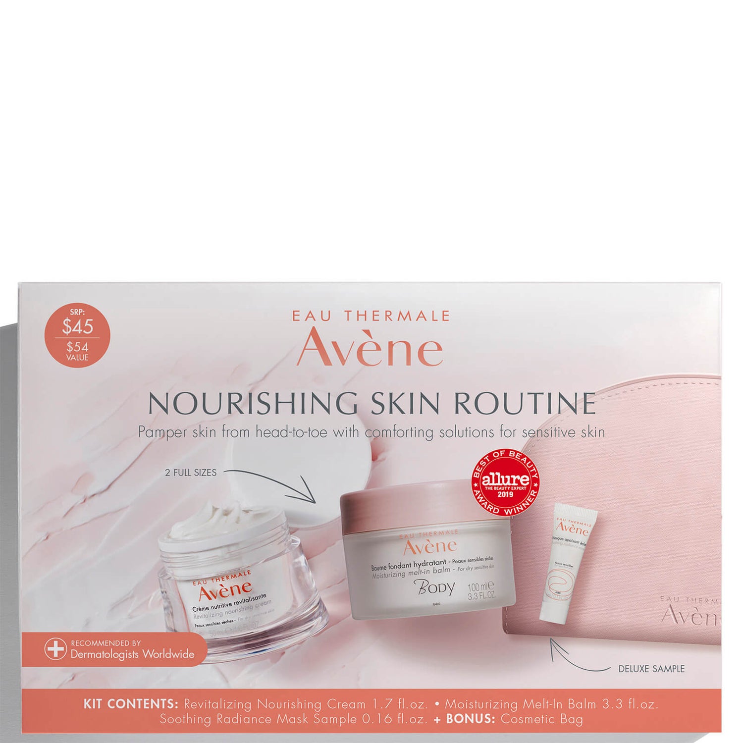 Avène Nourishing Skin Routine (Worth $54.00)