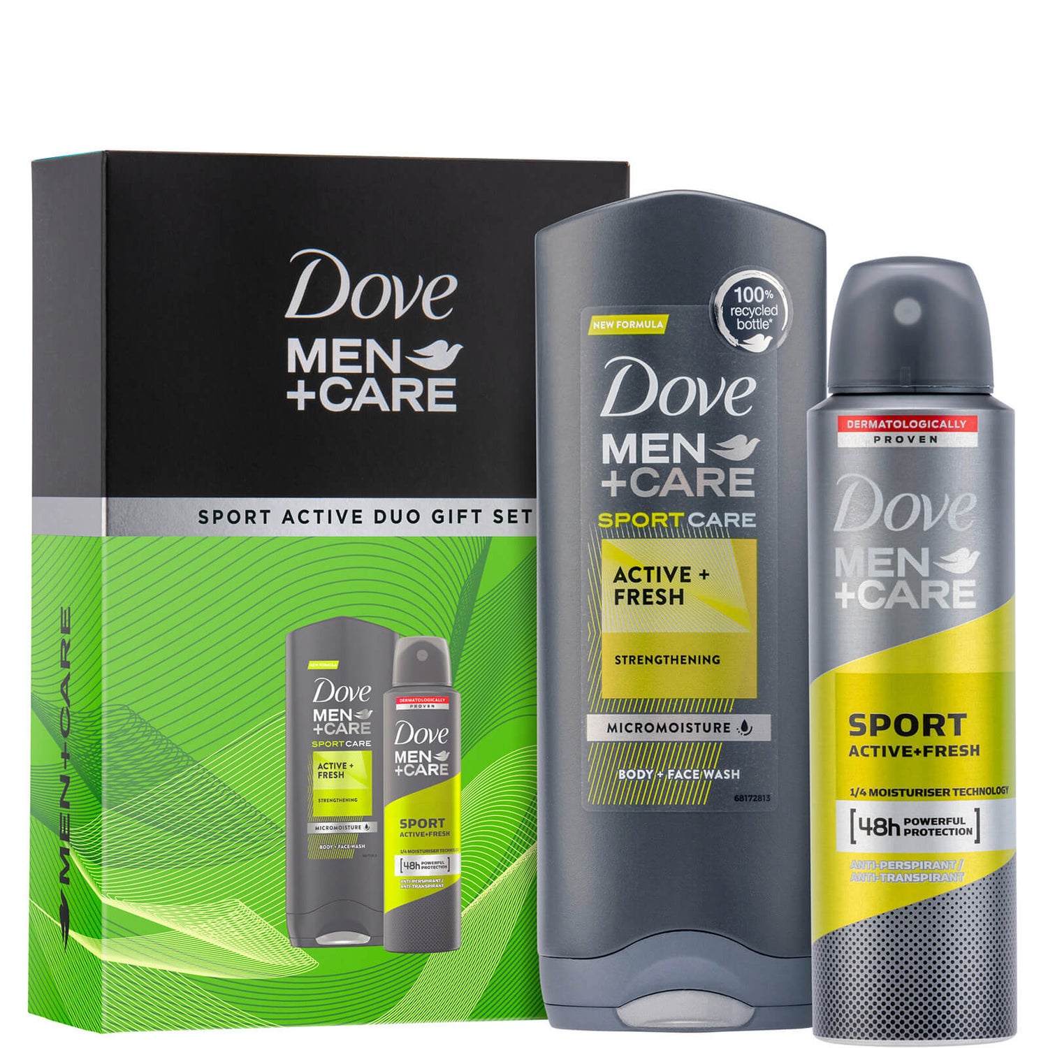 Подарочный набор Dove Men+ Care Sports Active Duo