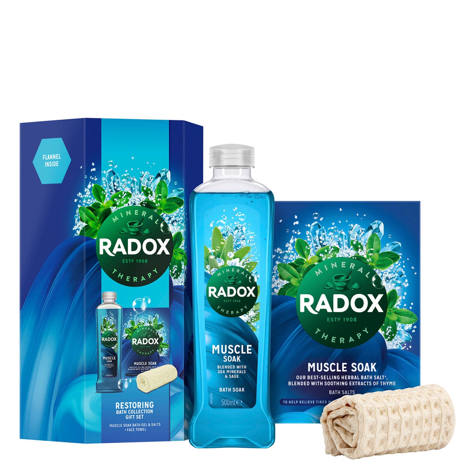 Set de regalo de la colección de baño restauradora de Radox