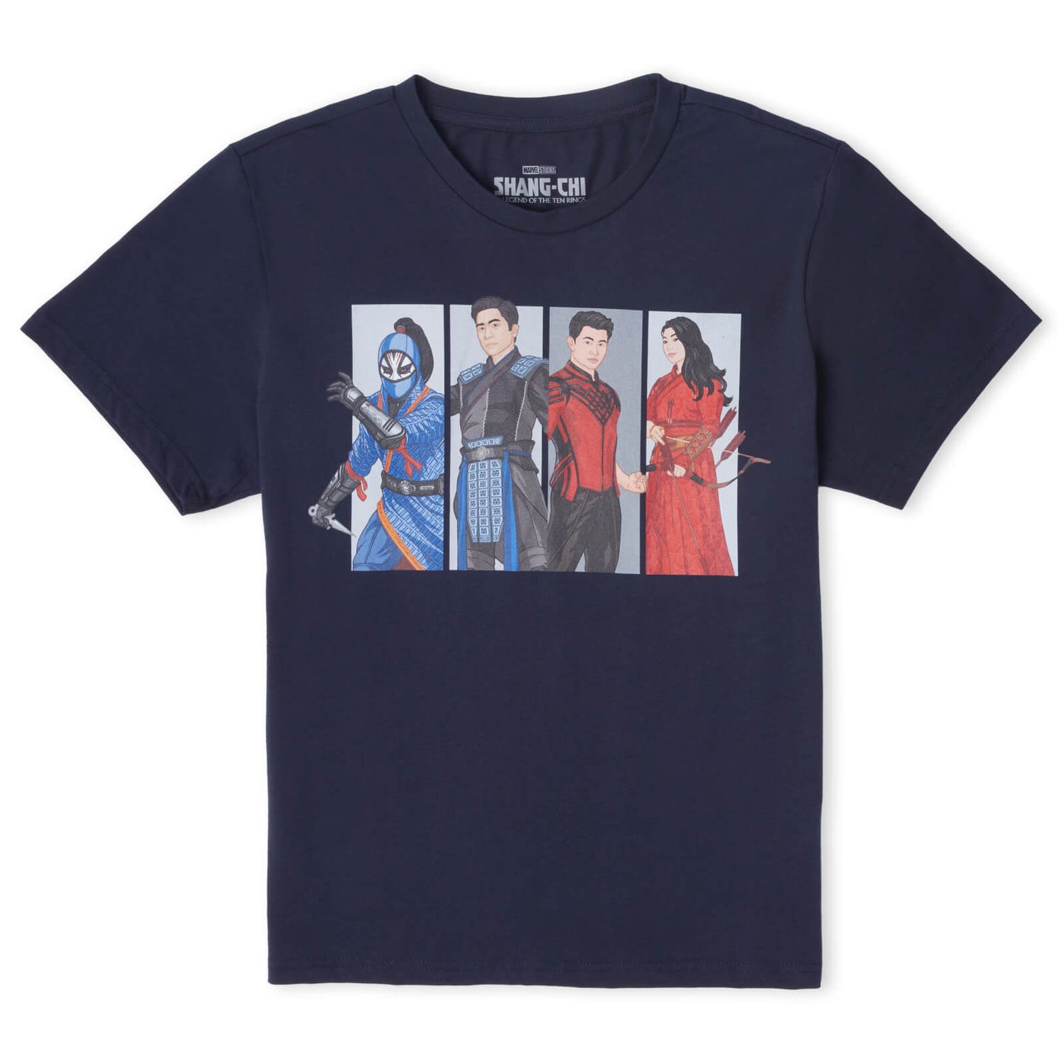 Camiseta para hombre de Shang-Chi Group Pose - Azul marino