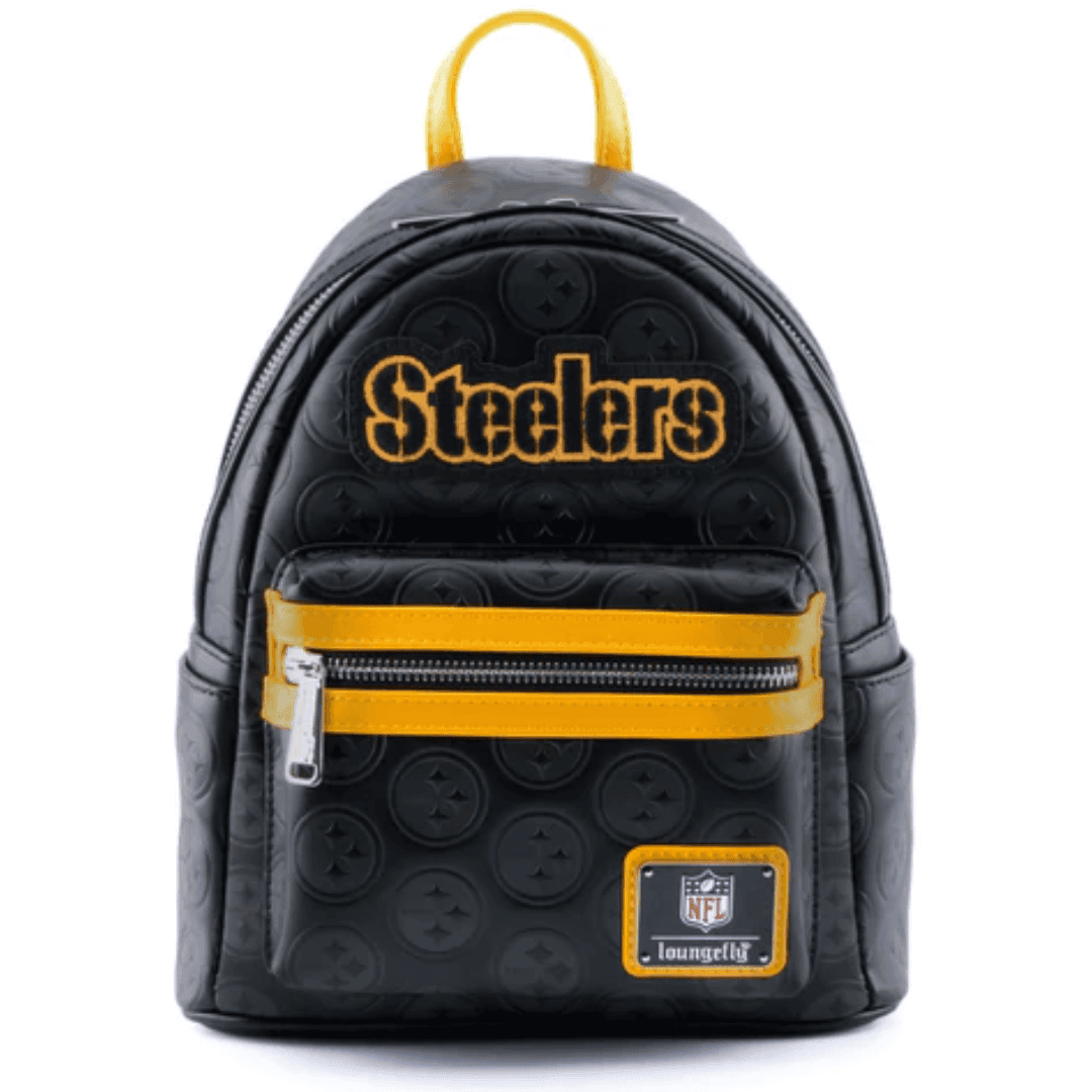 Loungefly NFL Pittsburgh Steelers Logo Aop Mini Backpack