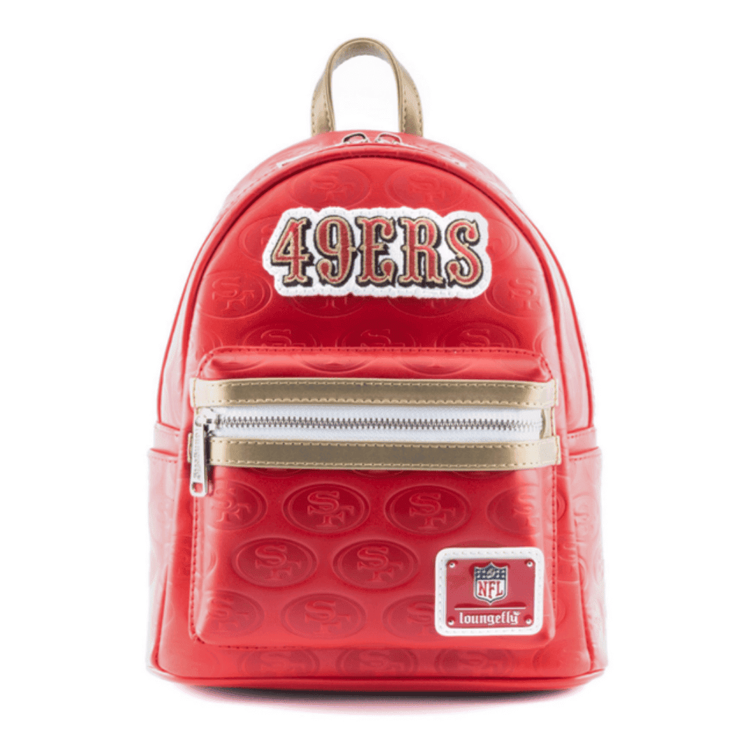 Loungefly NFL San Francisco 49ers Logo Aop Mini Backpack