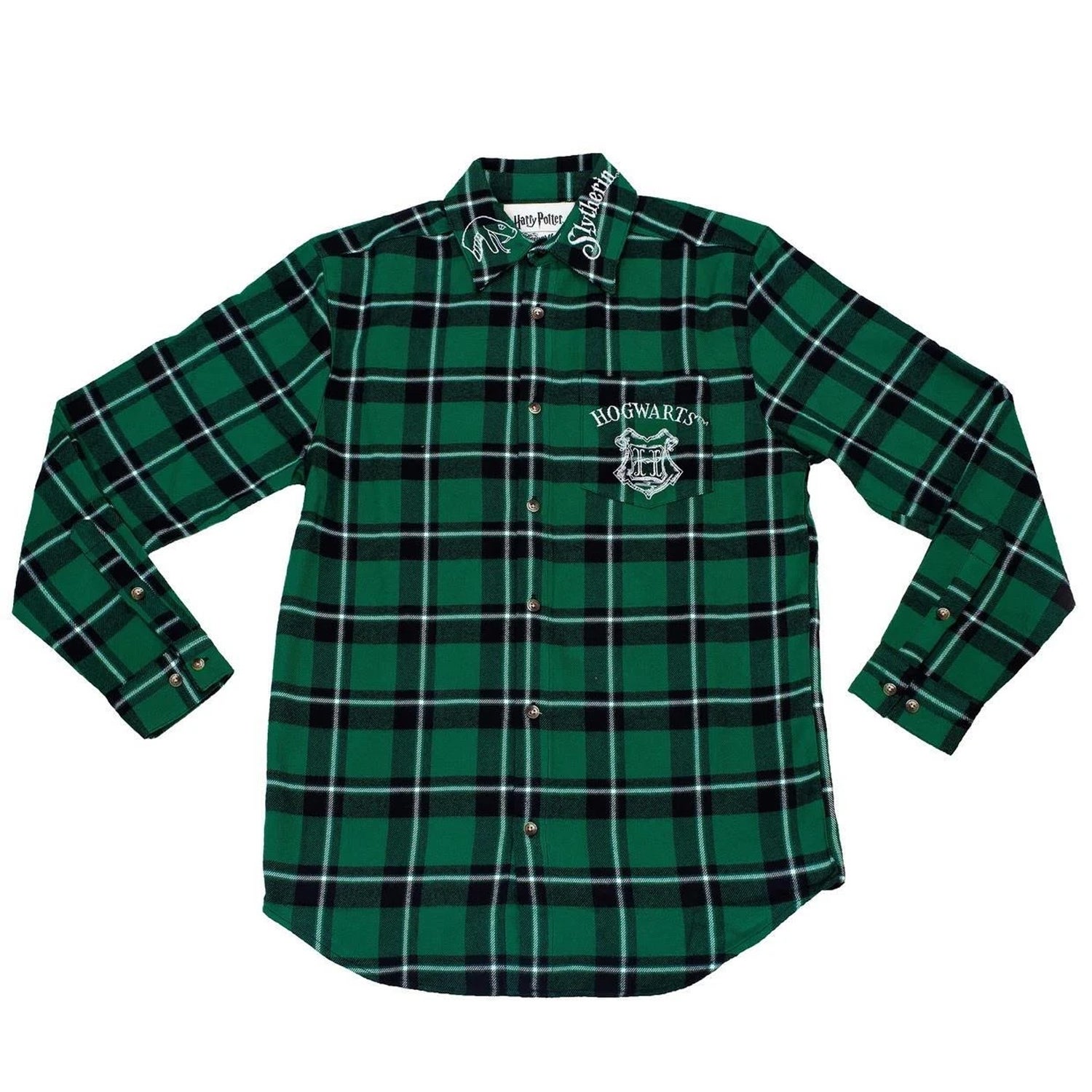 Cakeworthy Slytherin Flannel Shirt