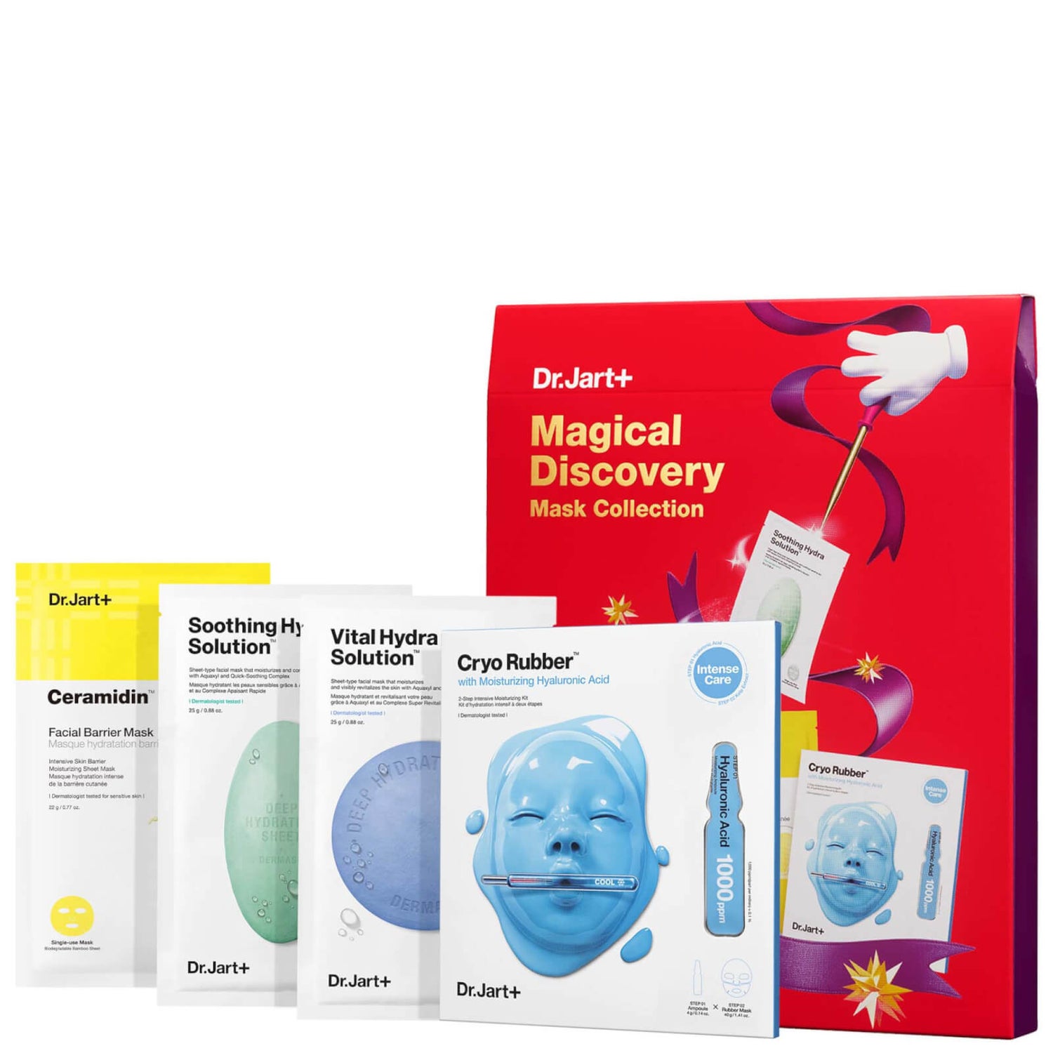 Collection de masques Dr. Jart+ Magical Discovery