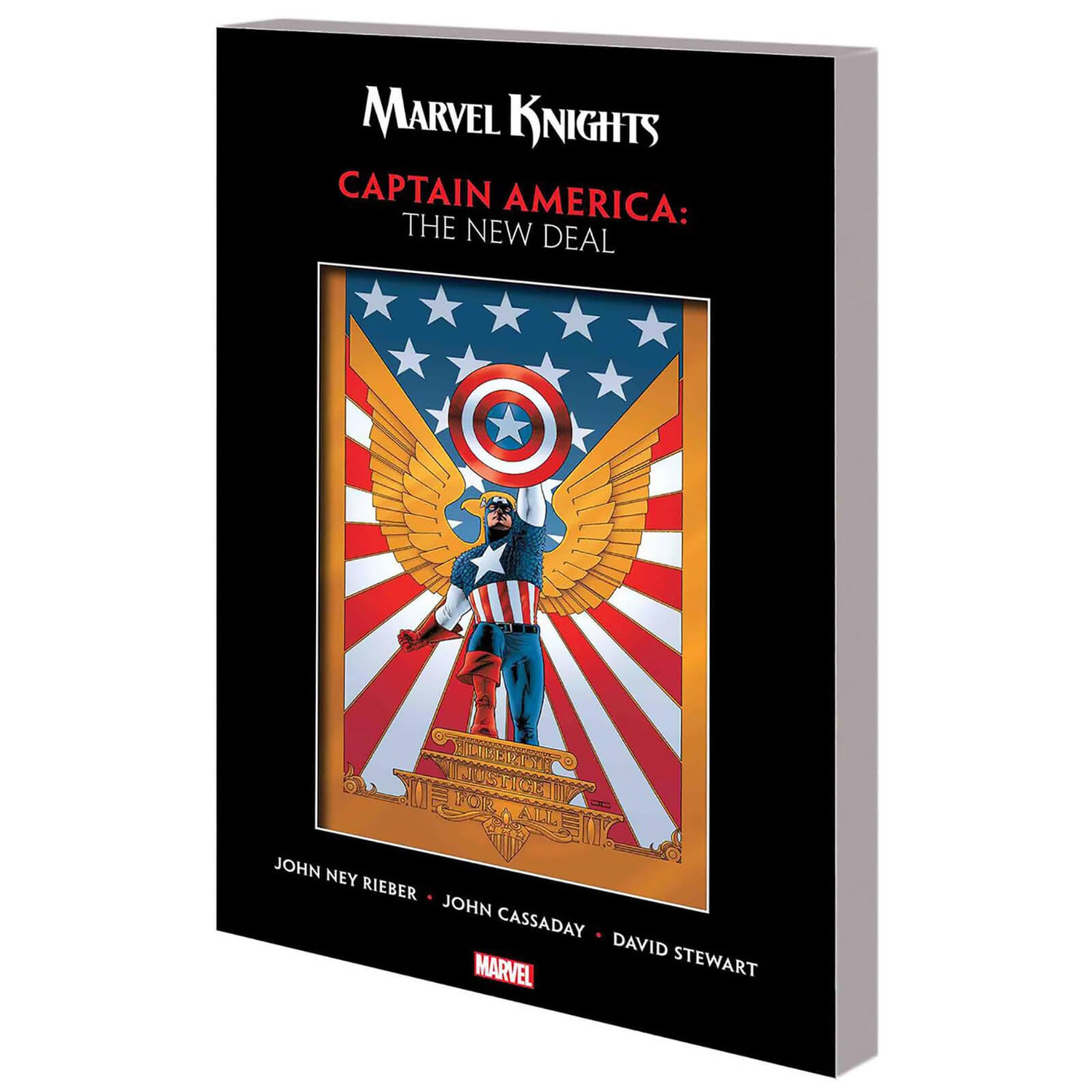 Marvel Comics Marvel Knights Captain America Rieber Cassaday Trade Paperback New Deal Graphic Novel