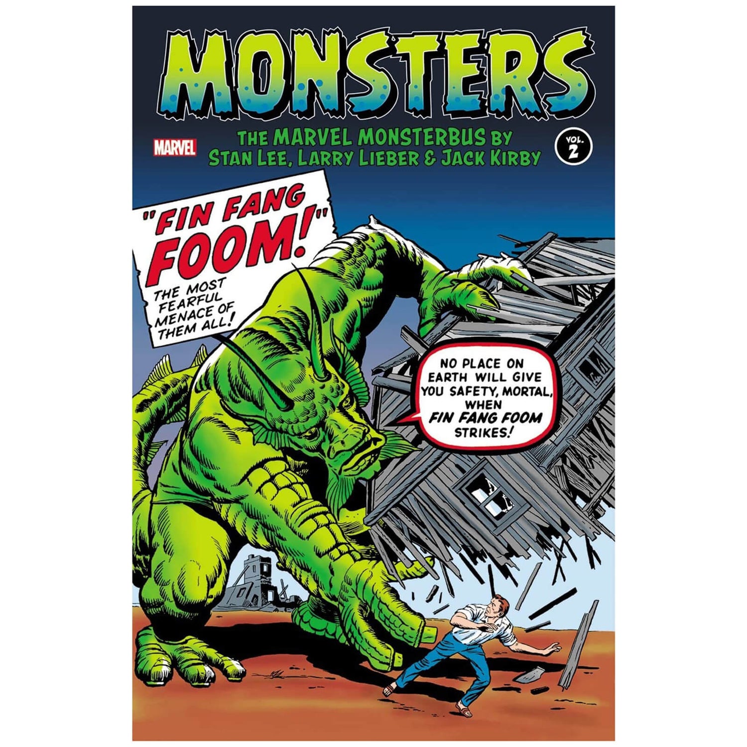 Marvel Comics Monsters Hardcover Vol 02 Marvel Monsterbus By Lee Lieber Kirby Graphic Novel