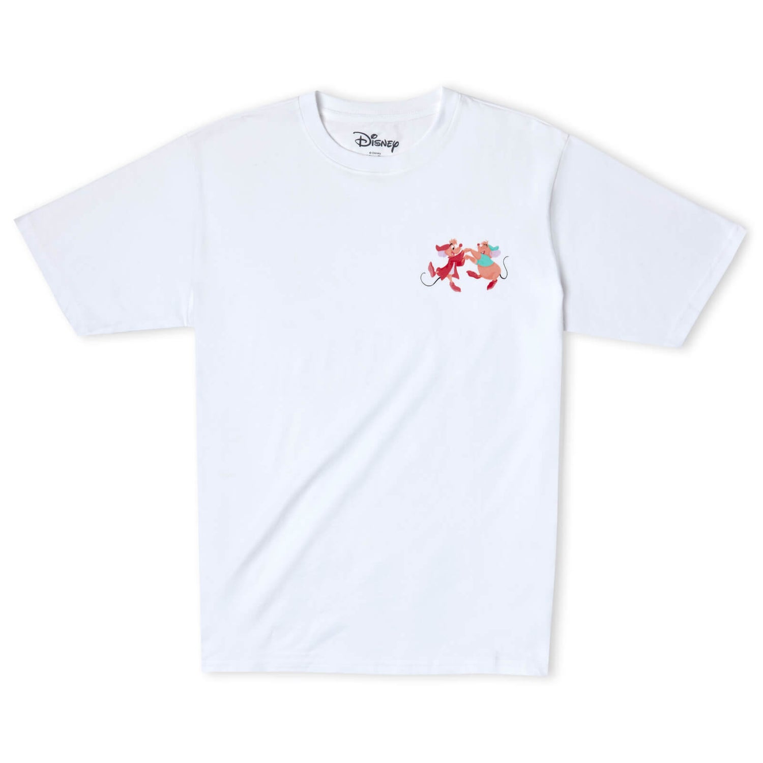 Disney Cinderella Sidekicks Oversized Heavyweight T-Shirt - White