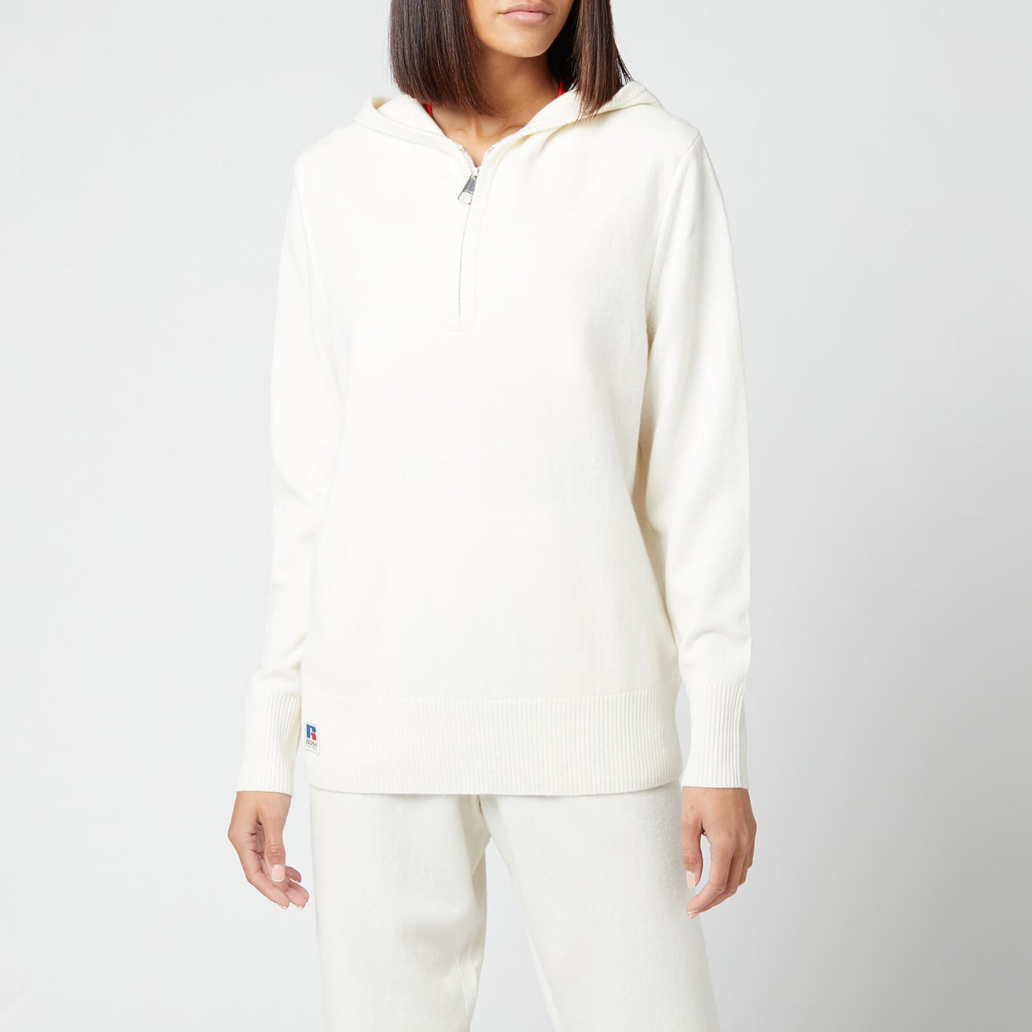 BOSS X Russell Athletic Women's Febrena Hoodie - Open White - S