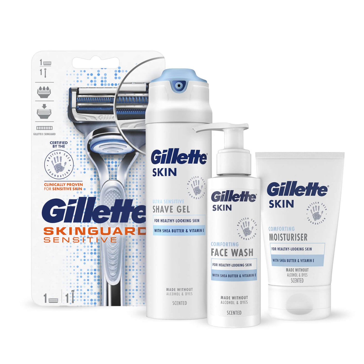 Gillette Skinguard Razor and Skincare Bundle