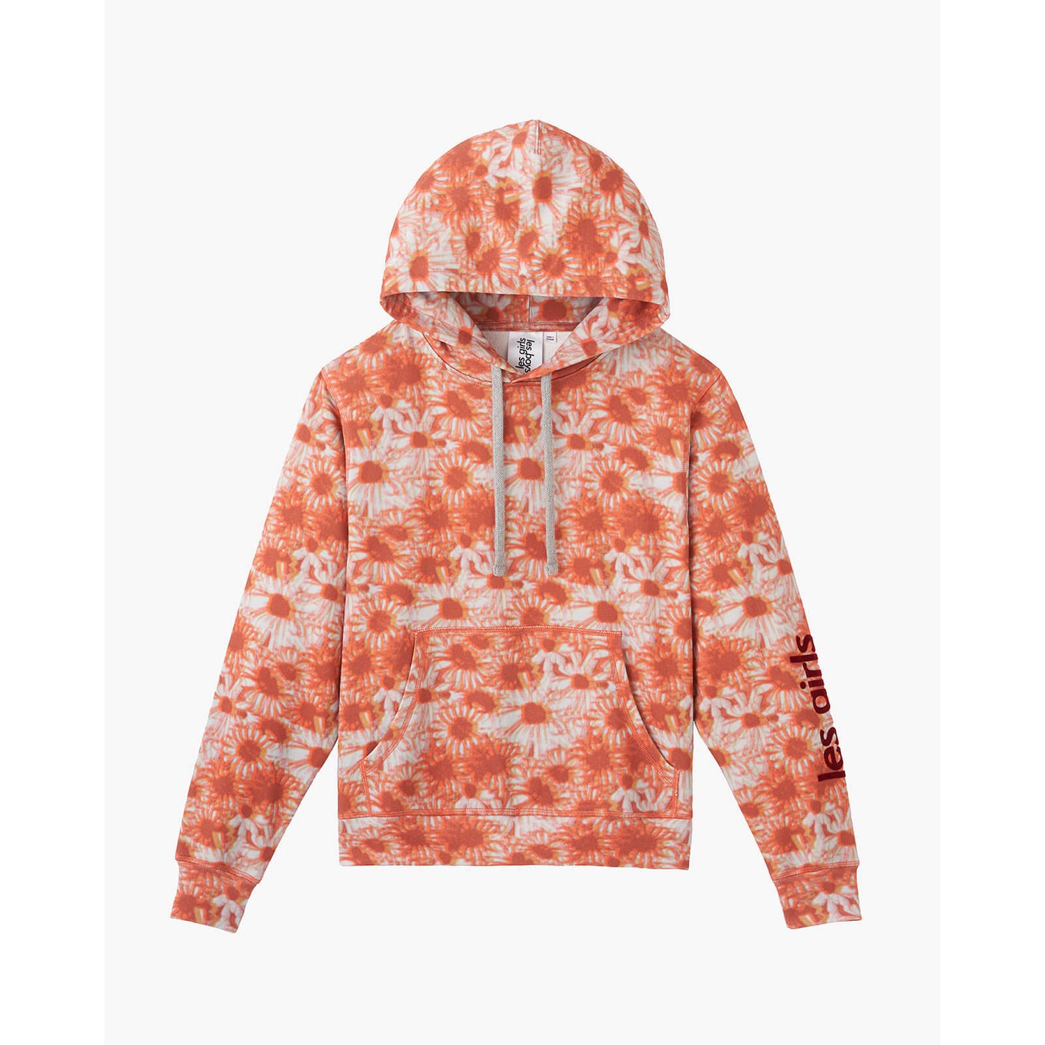 Les Girls Les Boys Women's Hazy Daisy Print Slim Hoody - Multi