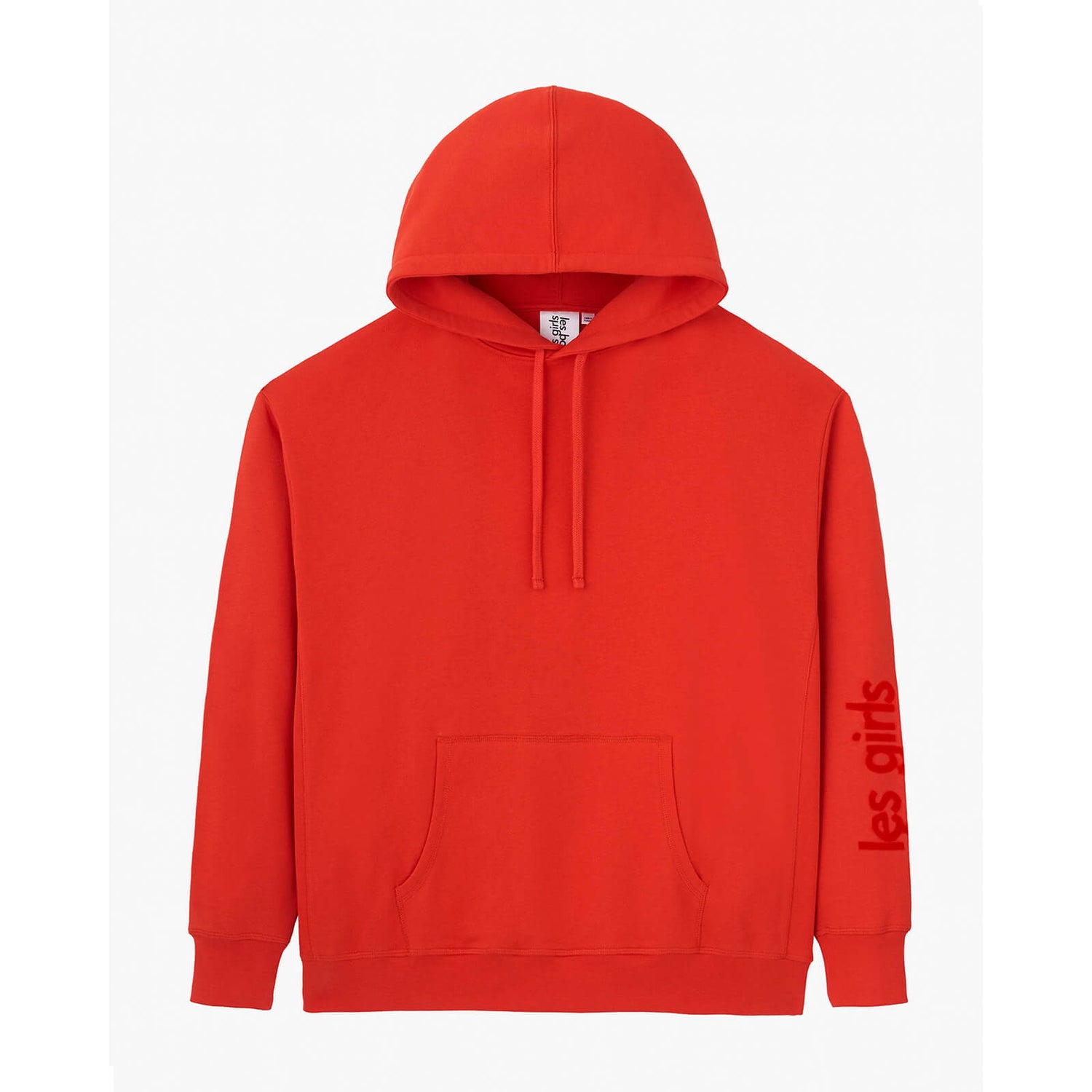 Les Girls Les Boys Women's Loopback Oversized Hoody - Red - XS