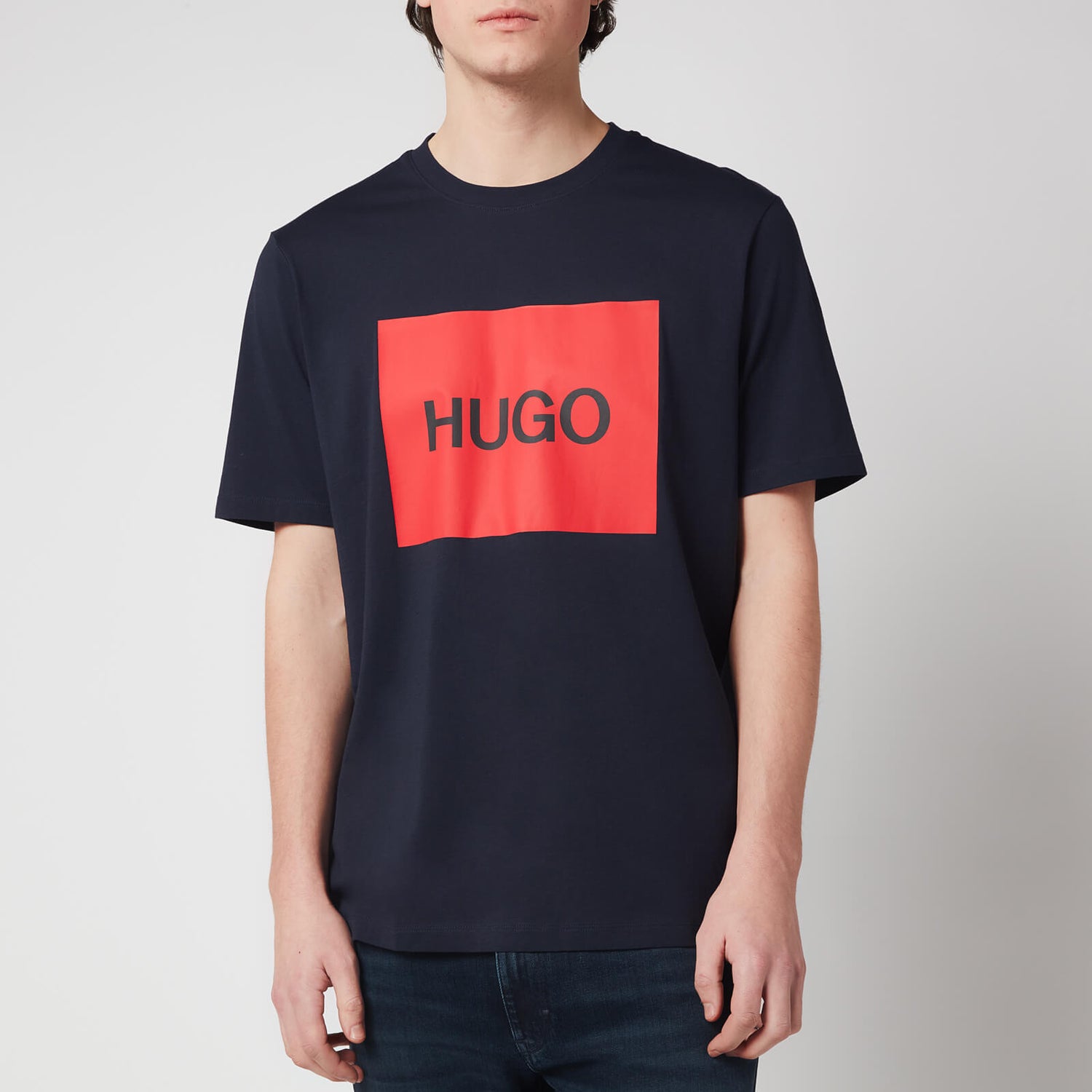 HUGO Men's Dulive T-Shirt - Dark Blue - L