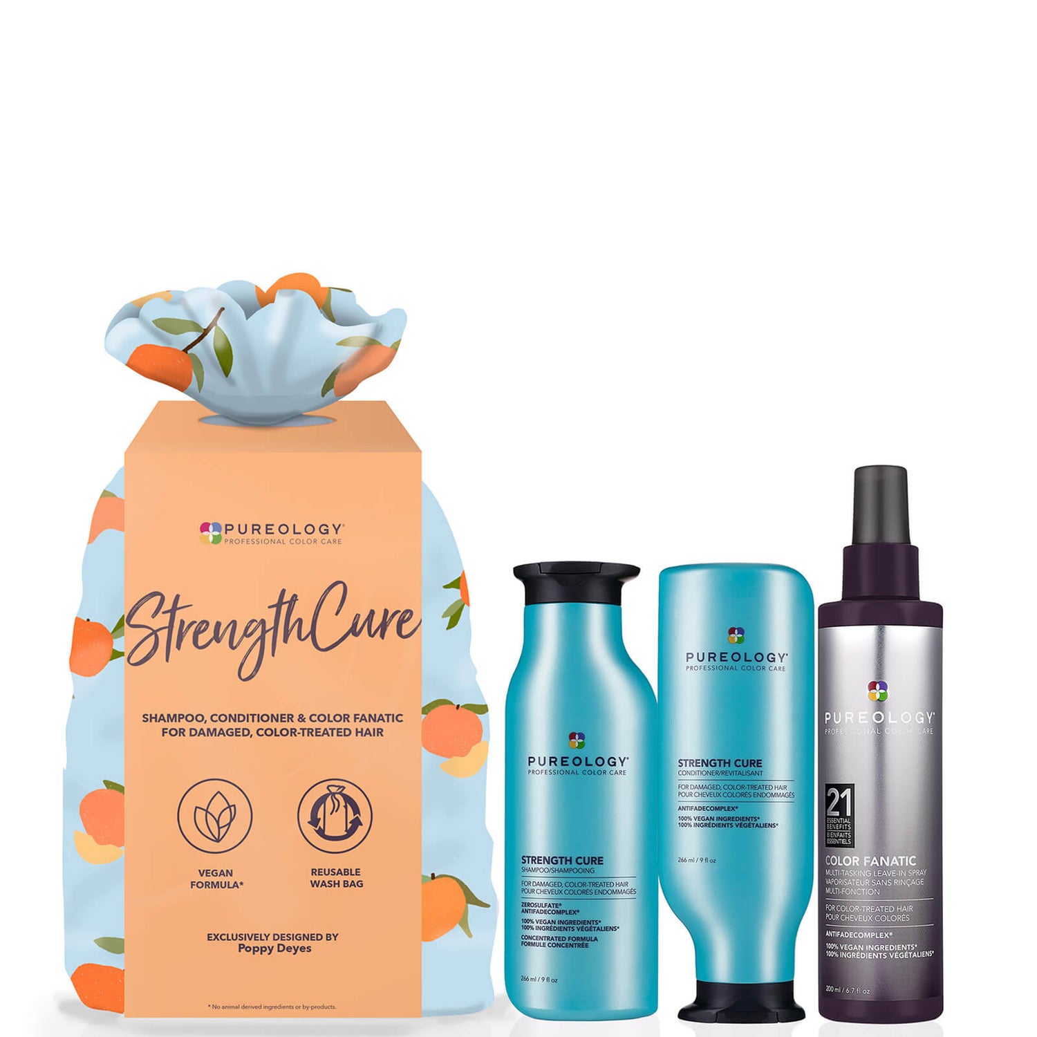Pureology Strength Cure and Color Fanatic Set (Worth £72.35)