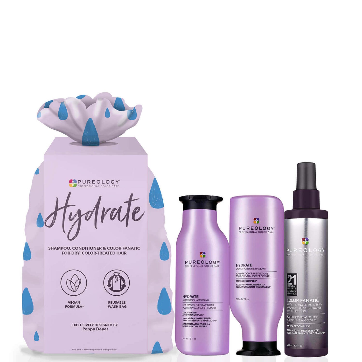 Pureology Hydrate and Colour Fanatic Set (Worth £72.35)