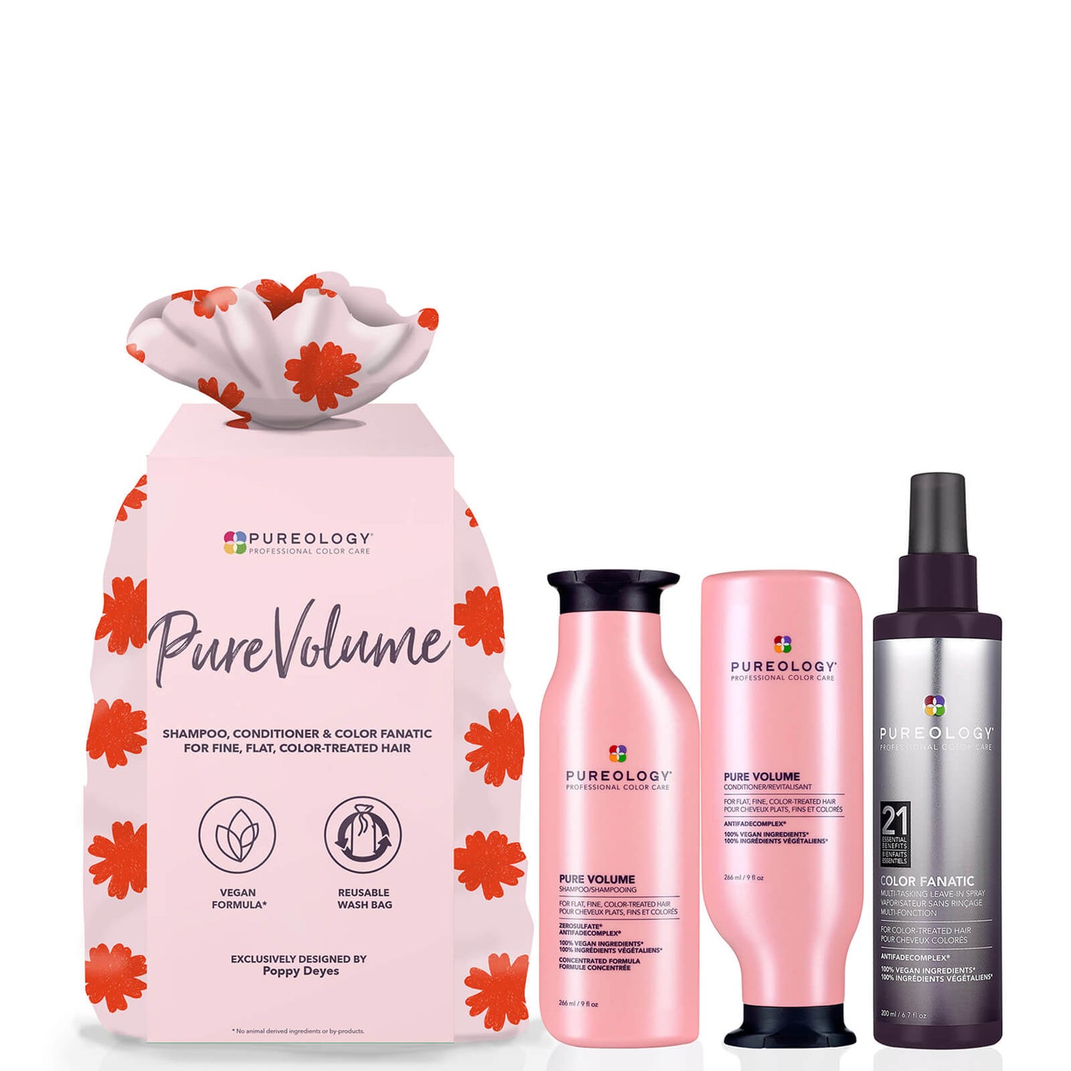 Pureology Pure Volume and Color Fanatic Set (Worth £72.35)