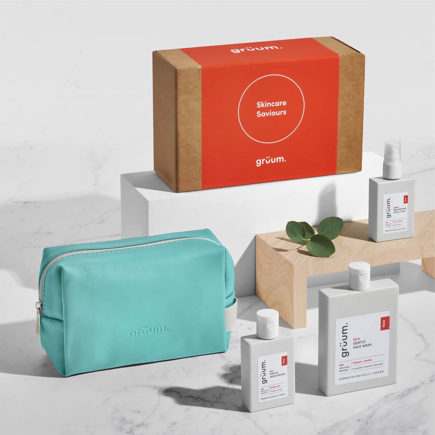 grüum Skincare Saviours Gift Set (Worth £45.00)