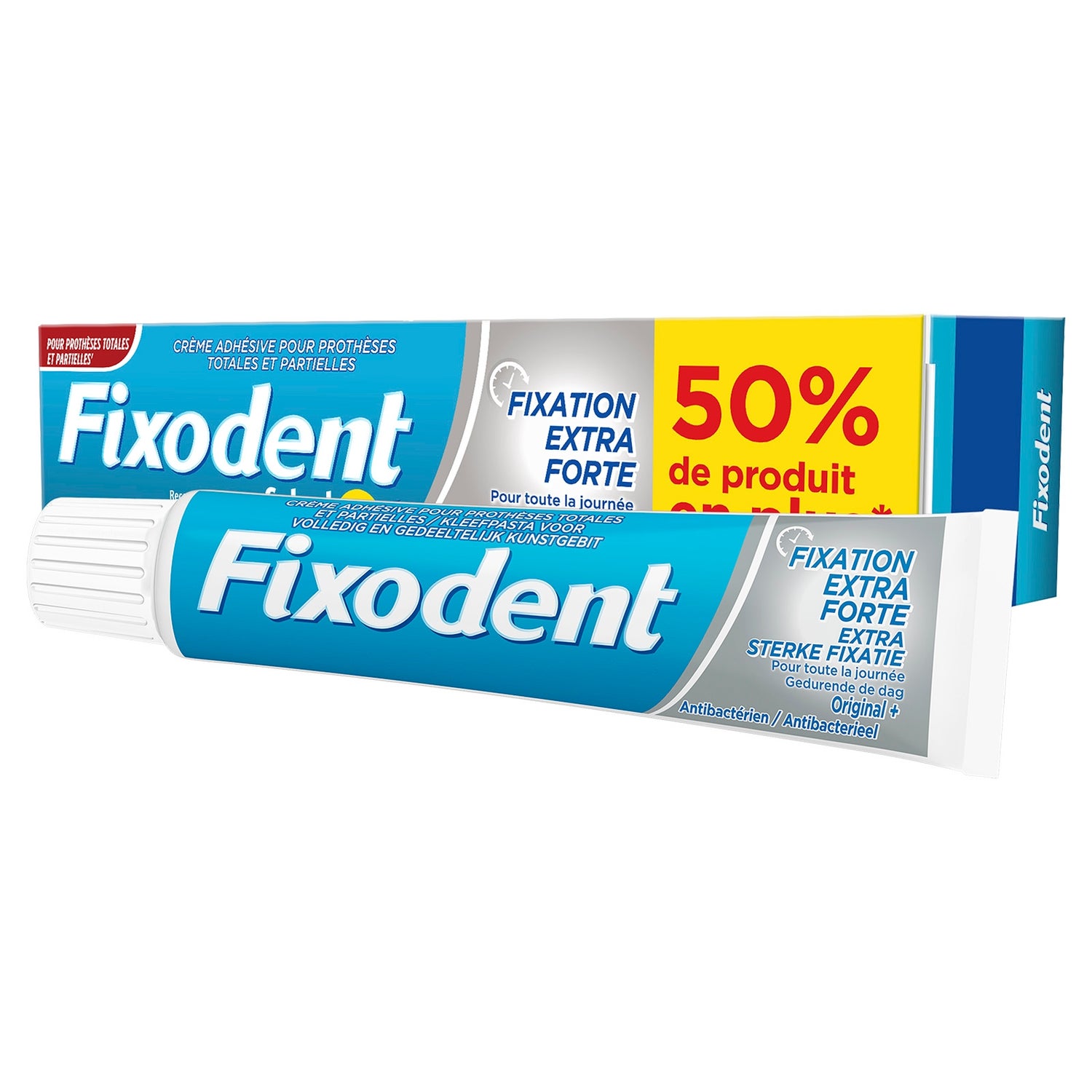Fixodent Antibacteriële Kleefpasta 70 g