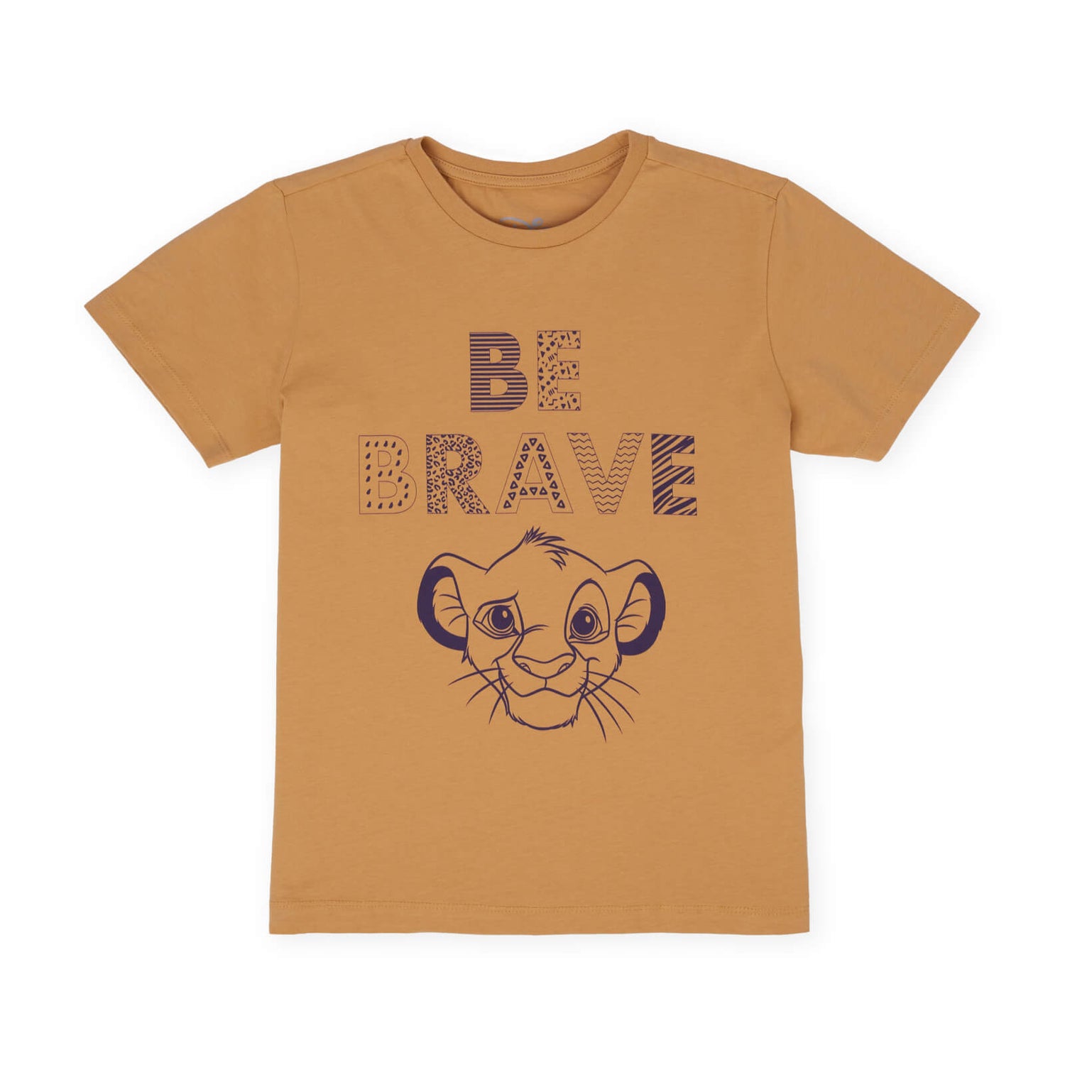 Lion King Be Brave Kids' T-Shirt - Tan