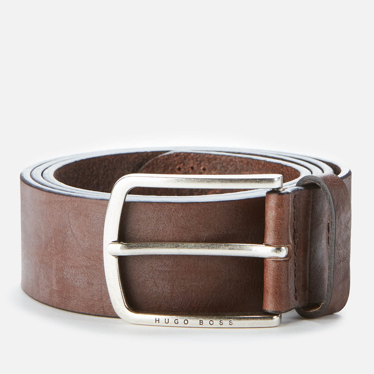 BOSS Men's Sander Belt - Dark Brown - 90cm