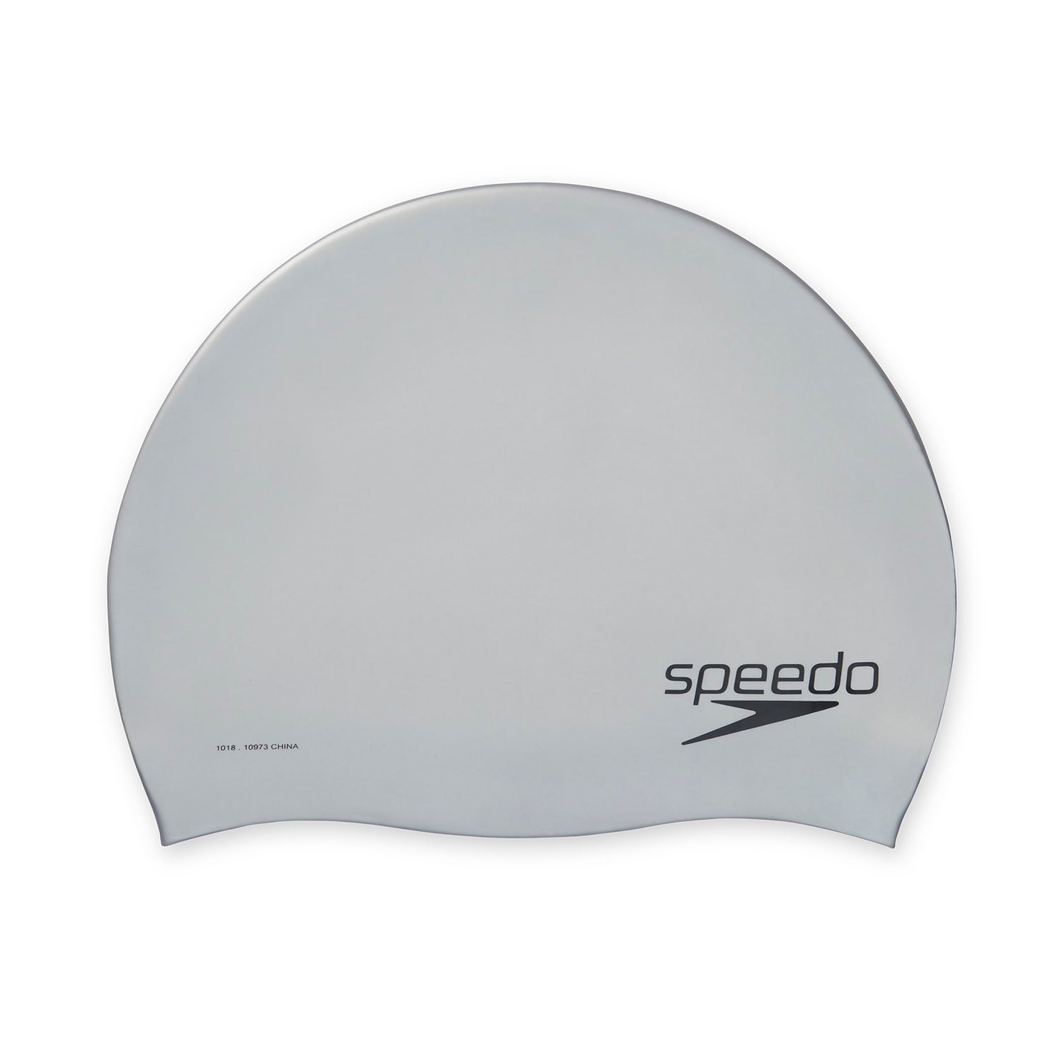 Speedo Solid Silicone Cap - One Size - Silver