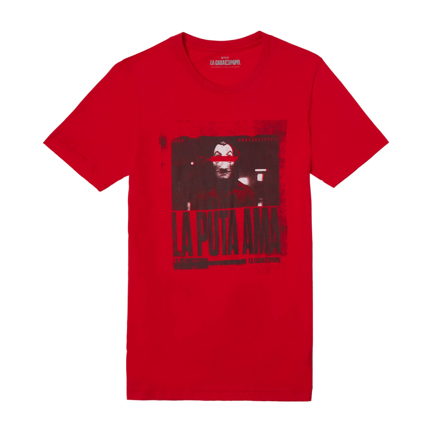 La Casa de Papel The Boss T-Shirt Homme - Rouge