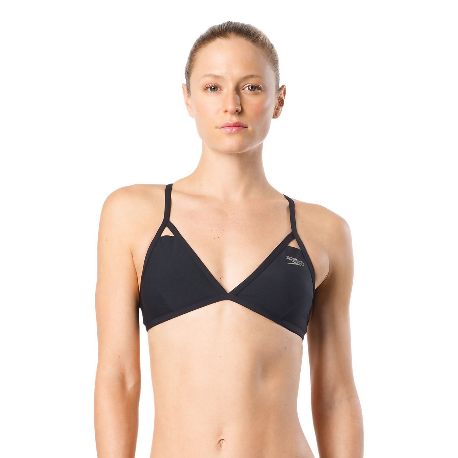 Solid Tie Back Bikini Top Speedo USA
