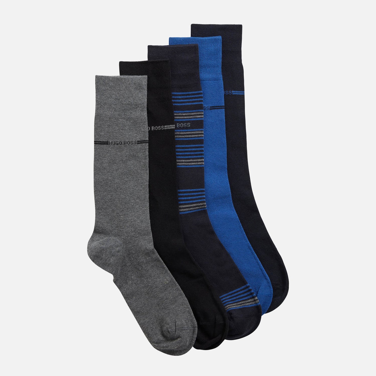 BOSS Bodywear Men's 5-Pack Gift Set Socks - Multi - 40-46