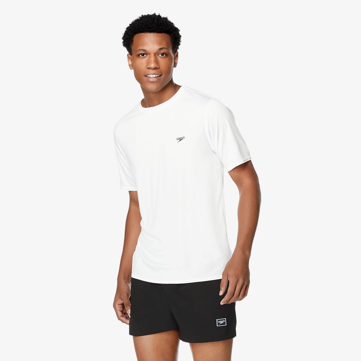 Graphic Short Sleeve Swim Shirt 