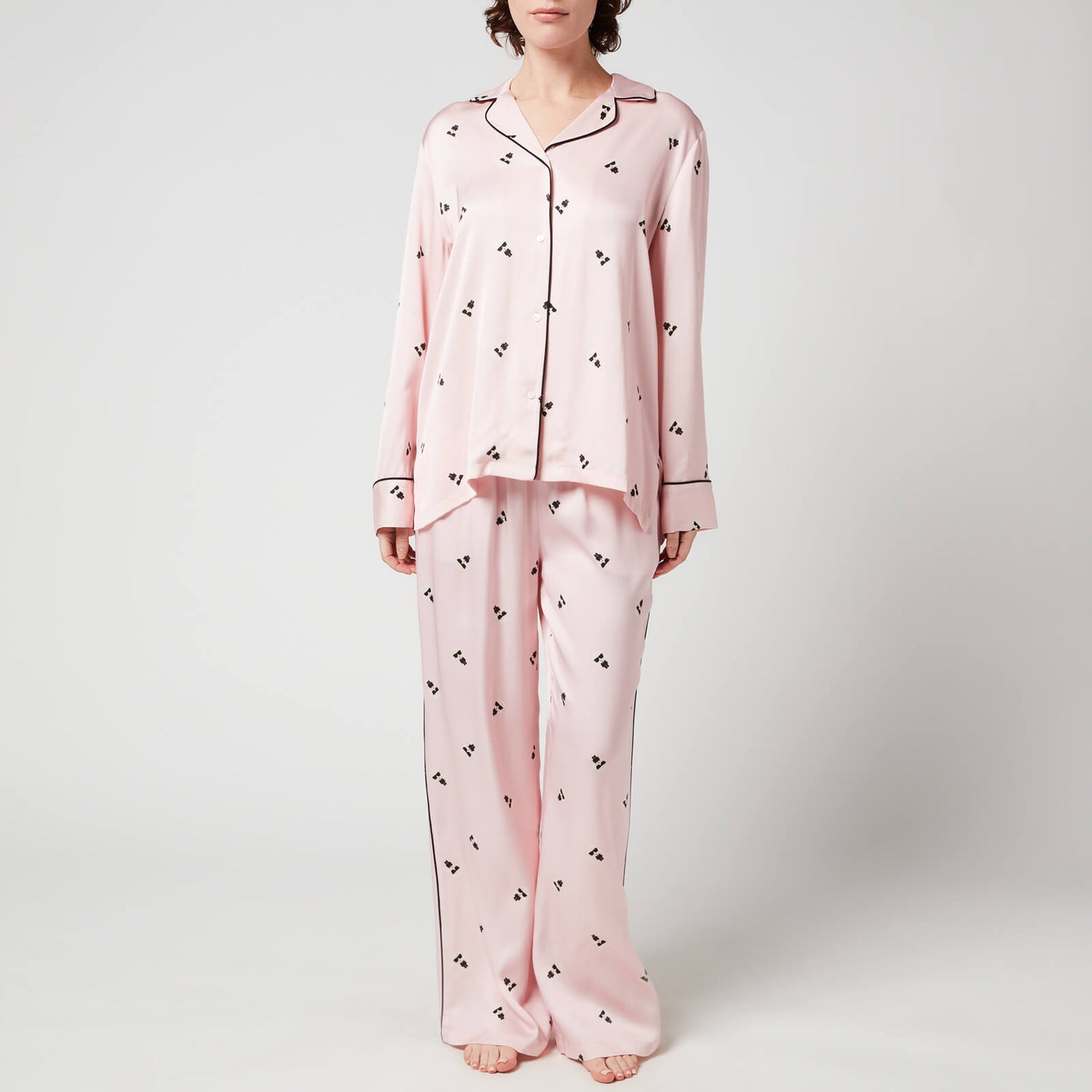 KARL LAGERFELD Women's All-Over Ikonik Pyjama Set - Pink