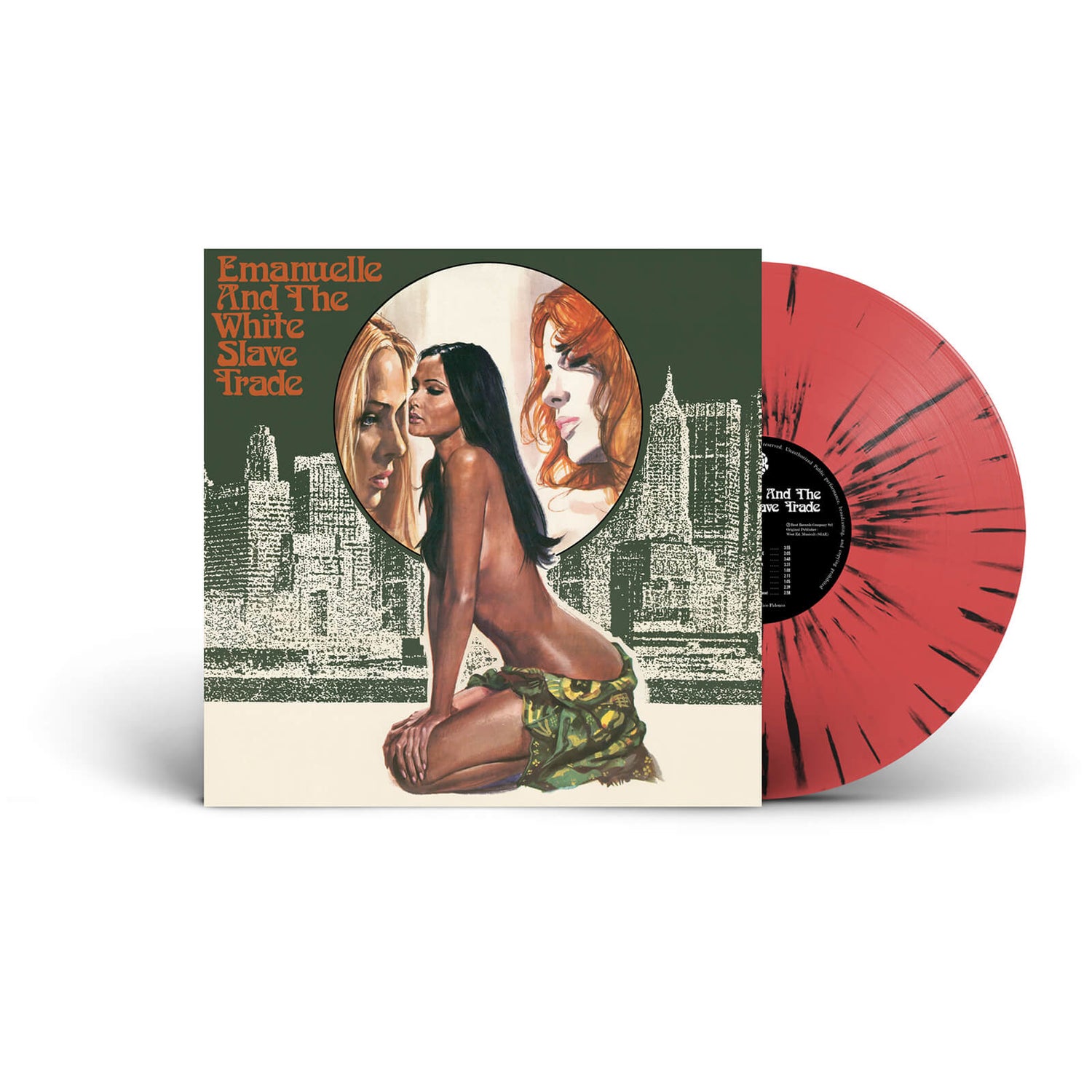 Emanuelle and the White Slave Trade (Original Soundtrack) Vinyl (Transparent Red with Black Splatter)