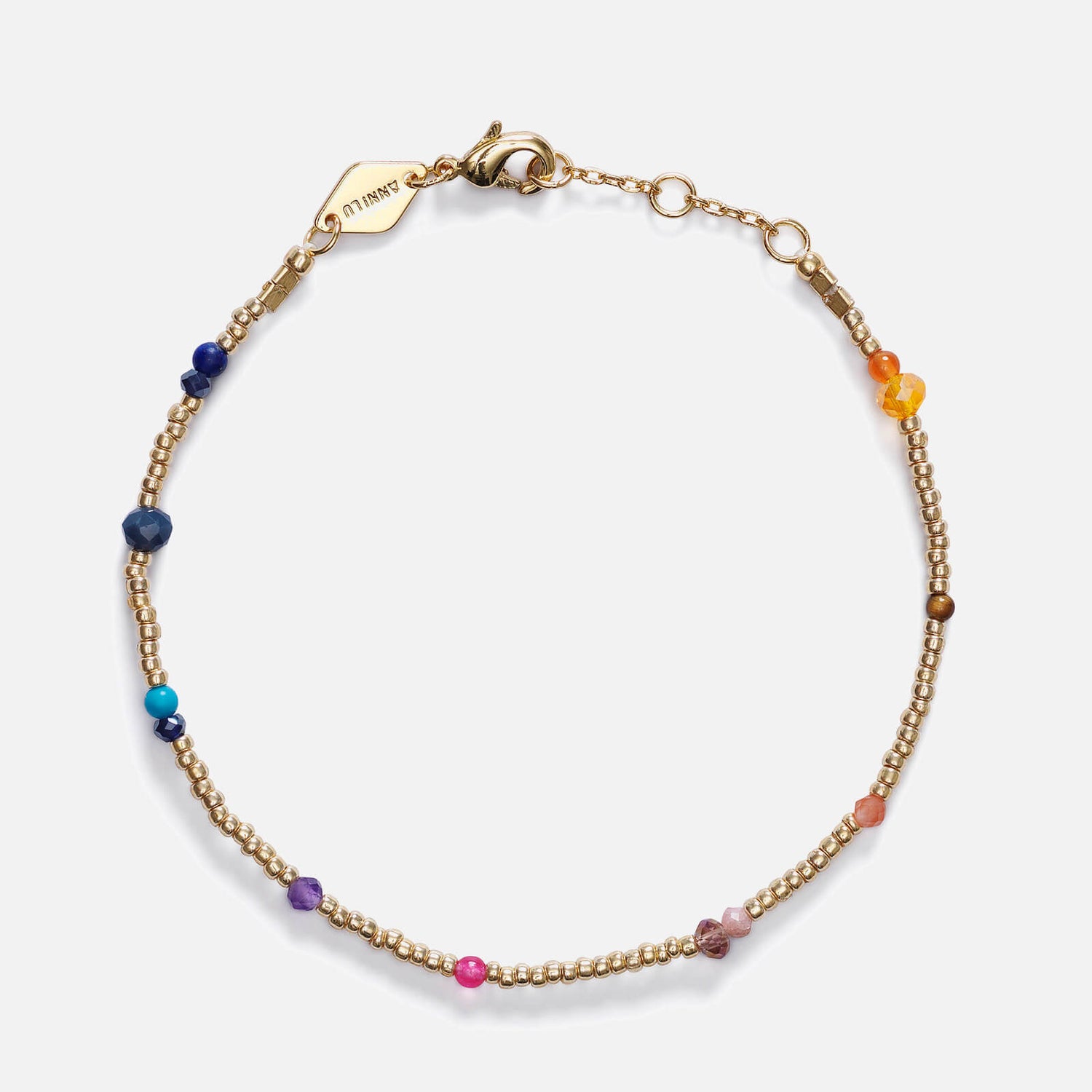 Anni Lu Women's Purple Rain Bracelet - Gold/Multi