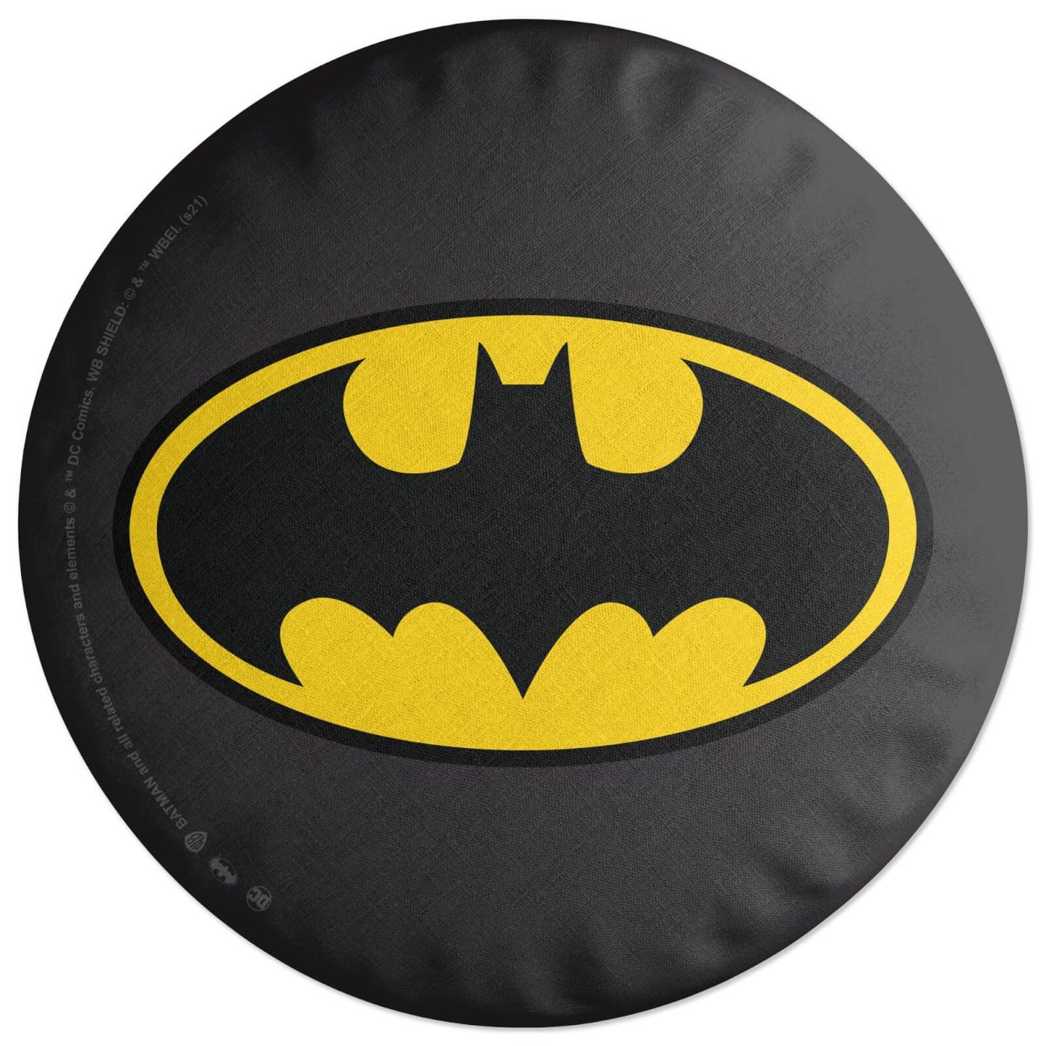 Decorsome x Batman Logo Round Cushion - IWOOT UK