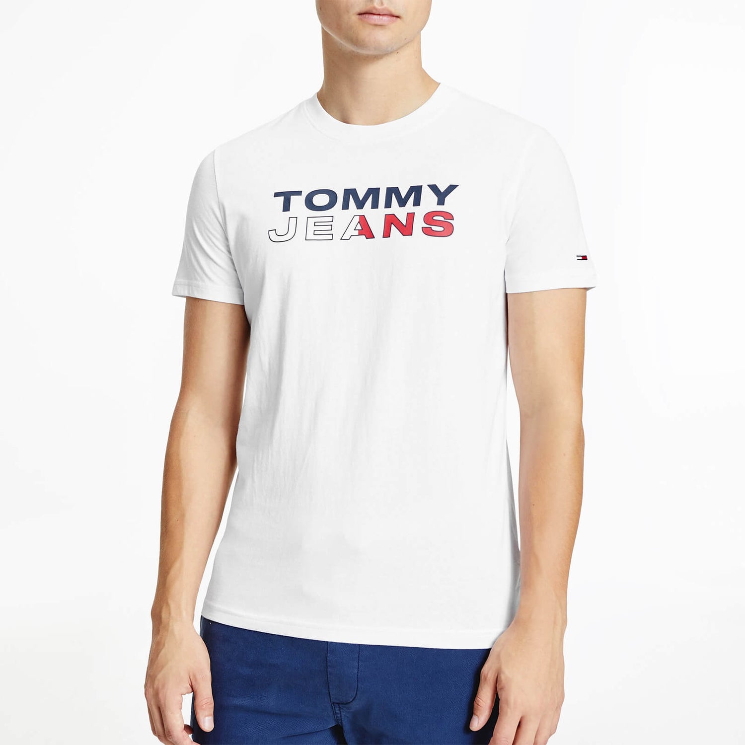 Tommy Jeans Men's Essential Graphic T-Shirt - White - XXL
