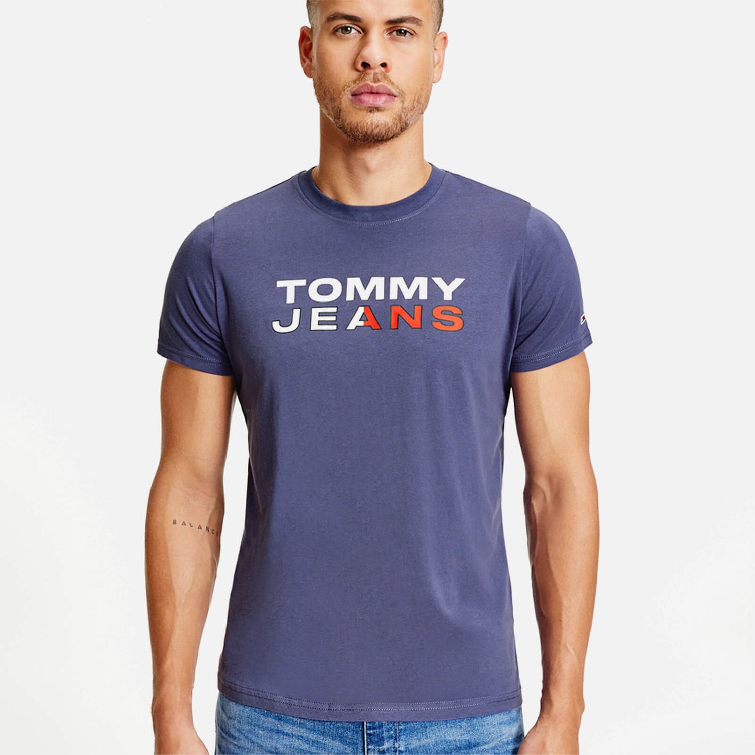 Tommy Jeans Men's Essential Graphic T-Shirt - Dark Aster