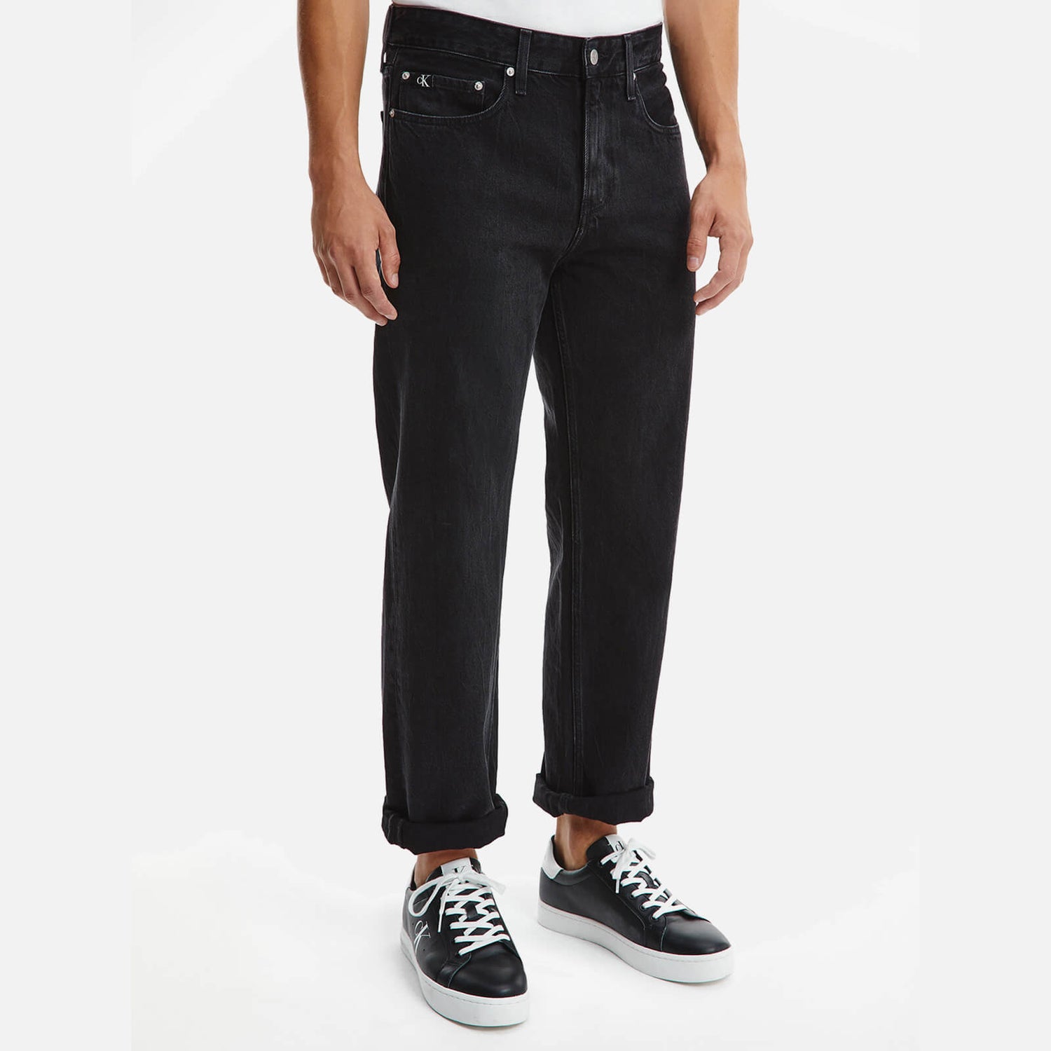 Calvin Klein Jeans Men's 90'S Straight Jeans - Denim Black - W36