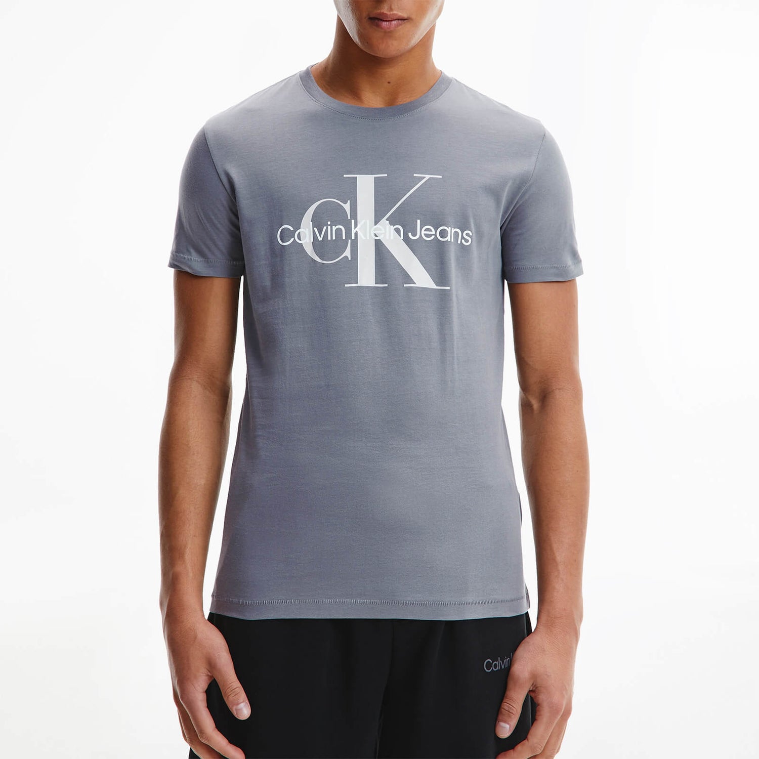 Calvin Klein Jeans Men's Seasonal Monogram T-Shirt - Fossil Grey